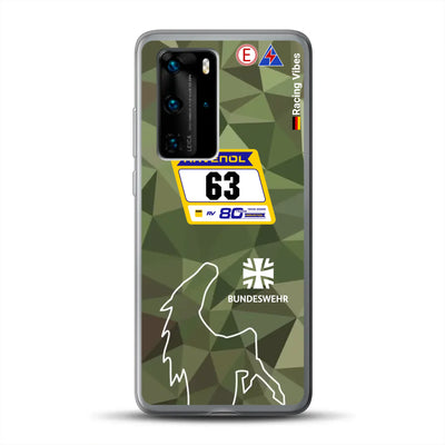HRT Mustang GT3 24h Nürburgring 2026 Livery - Housse de téléphone portable personnalisée pour Huawei