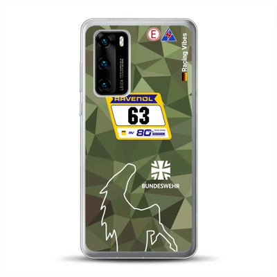 HRT Mustang GT3 24h Nürburgring 2026 Livery - Housse de téléphone portable personnalisée pour Huawei