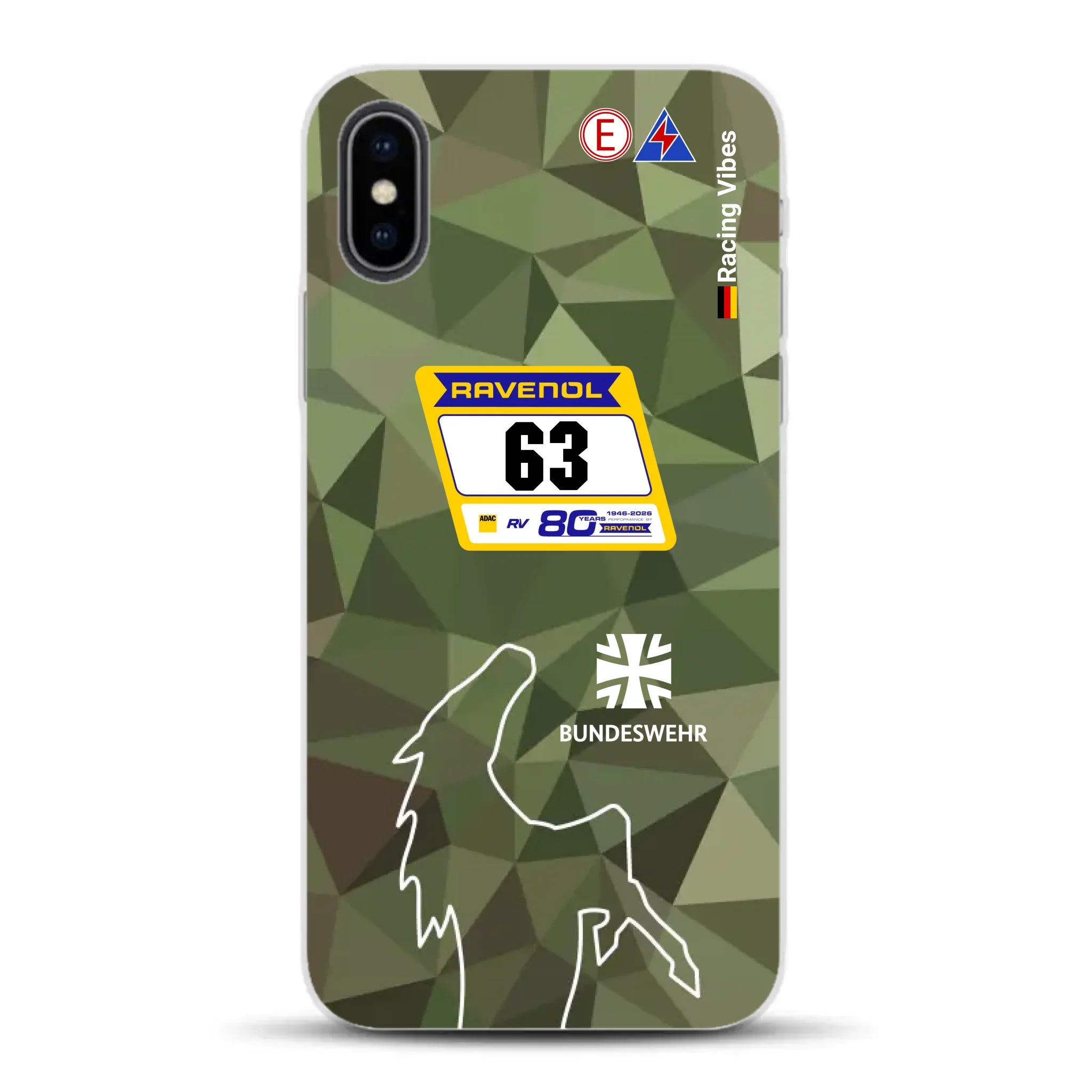 HRT Mustang GT3 24h Nürburgring 2026 Livery - Individuelle Handyhülle für iPhone