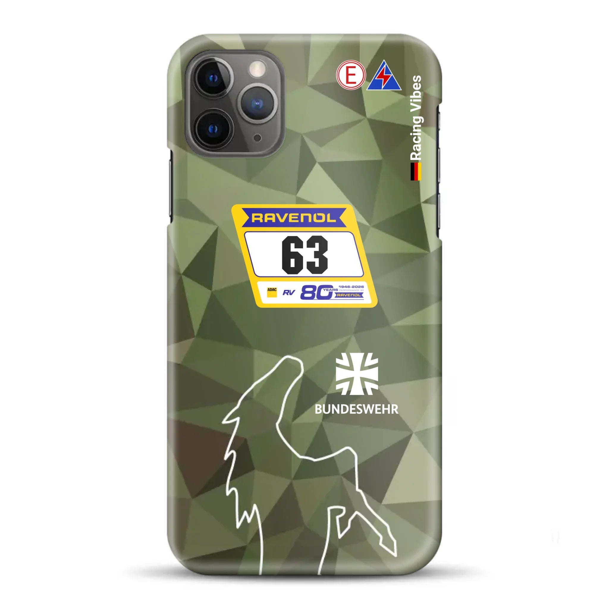 HRT Mustang GT3 24h Nürburgring 2026 Livery - Individuelle Hardcase Hülle für iPhone