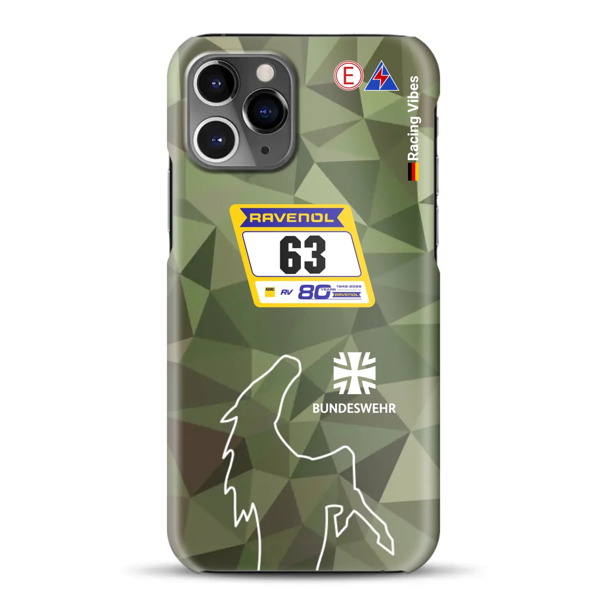 HRT Mustang GT3 24h Nürburgring 2026 Livery - Hard case pour iPhone