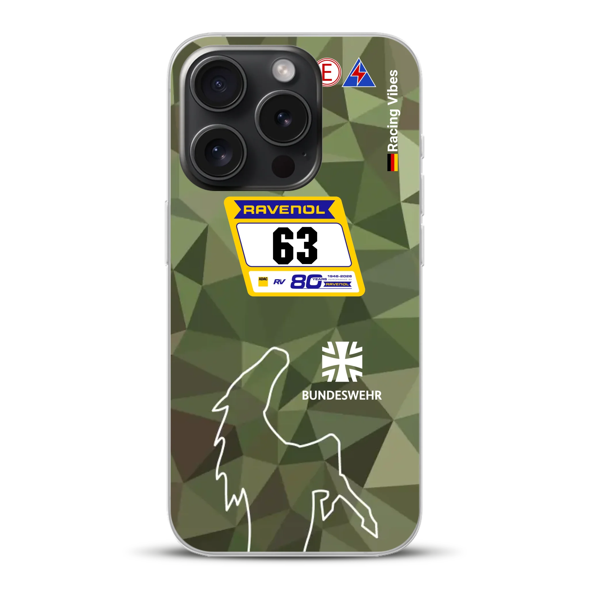 HRT Mustang GT3 24h Nürburgring 2026 Livery - Individuelle Handyhülle für iPhone