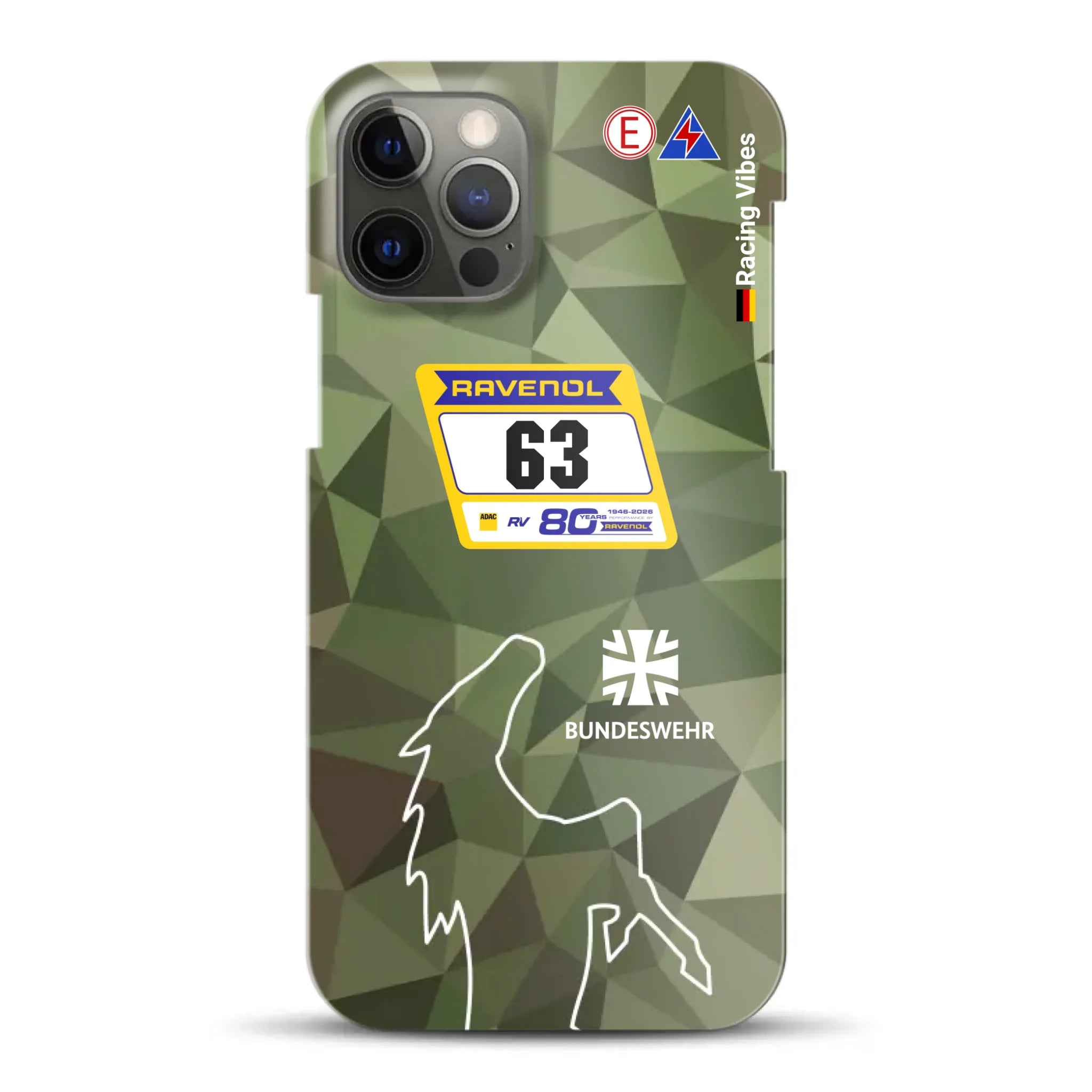 HRT Mustang GT3 24h Nürburgring 2026 Livery - Hard case pour iPhone