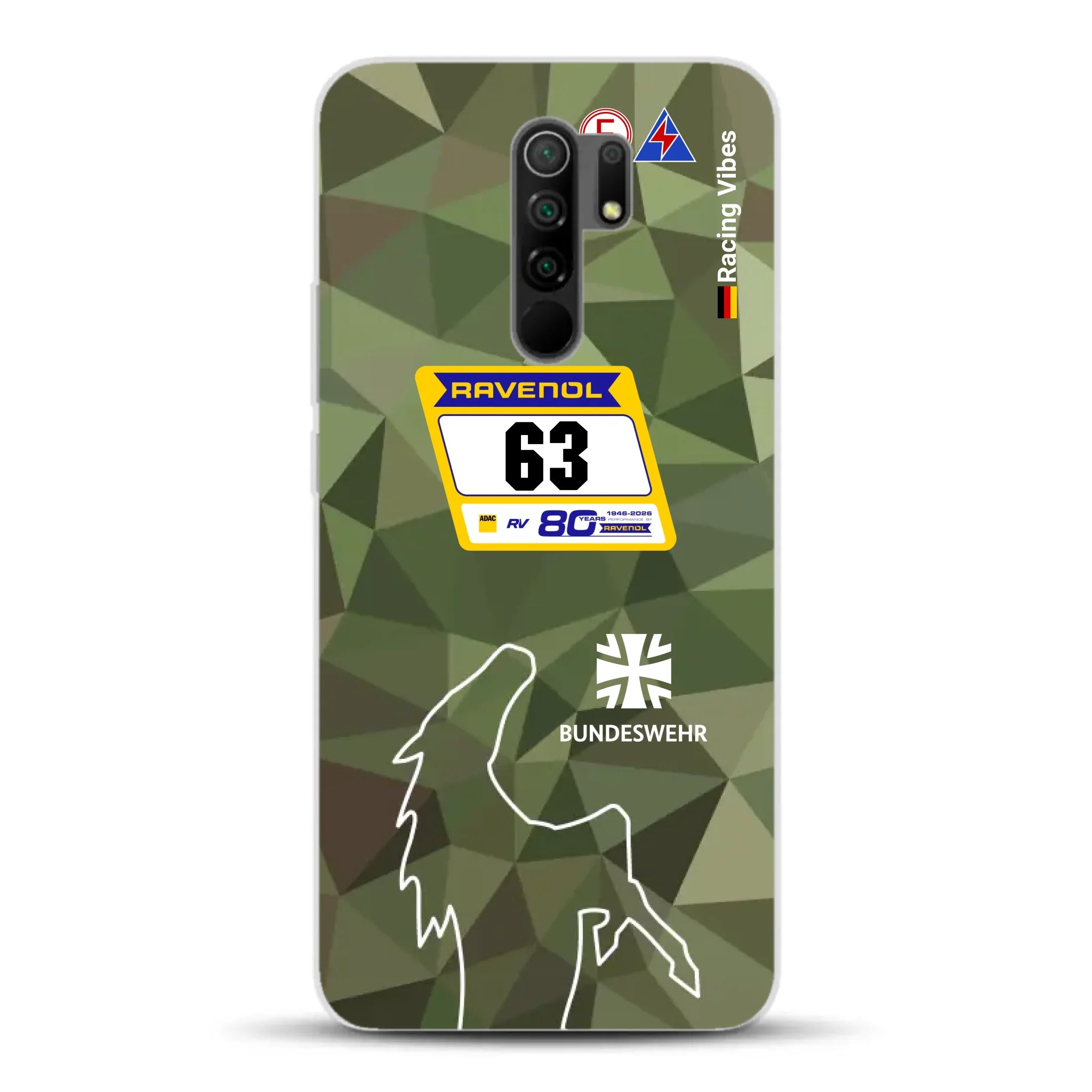 HRT Mustang GT3 24h Nürburgring 2026 Livery - Housse de téléphone portable personnalisée pour Xiaomi