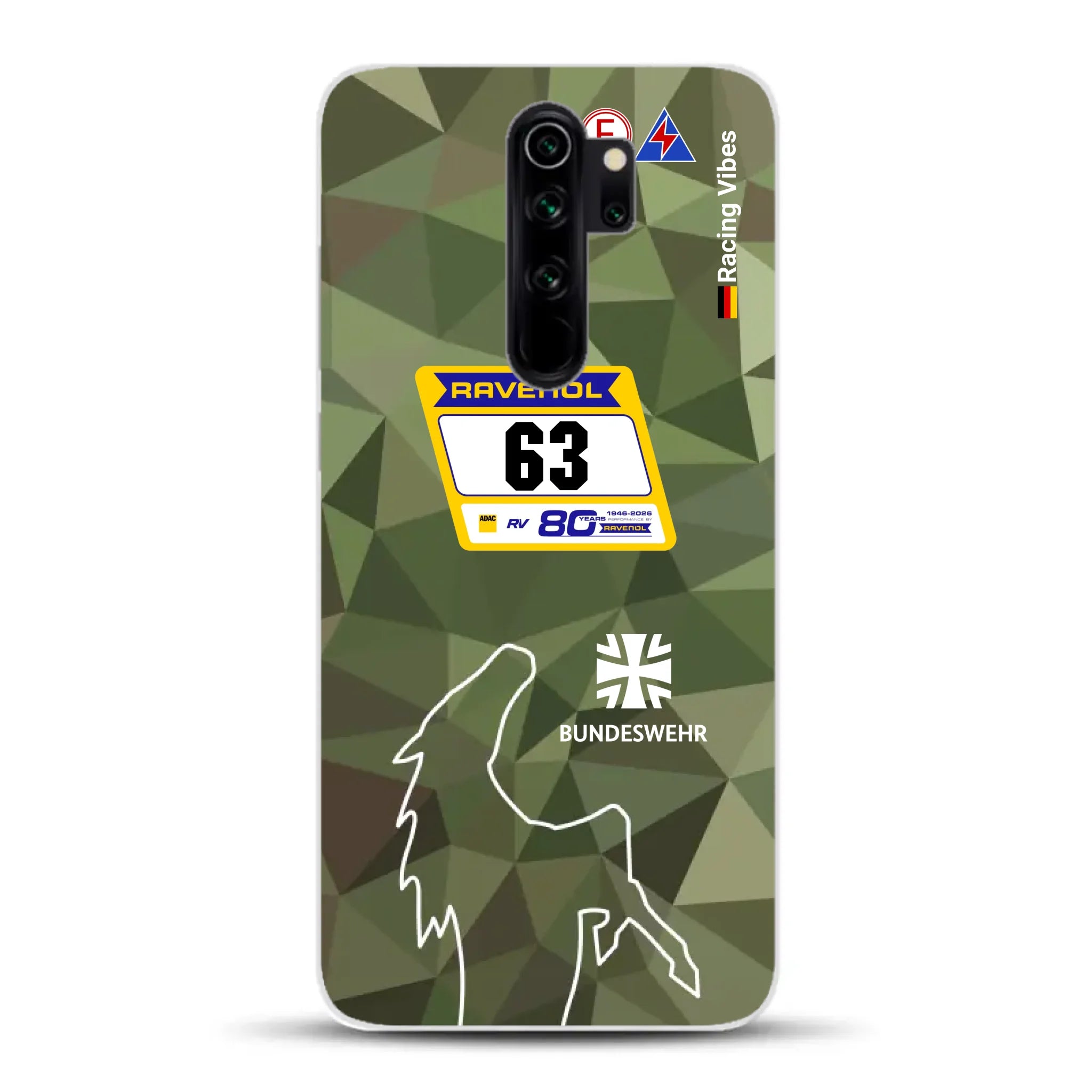 HRT Mustang GT3 24h Nürburgring 2026 Livery - Housse de téléphone portable personnalisée pour Xiaomi