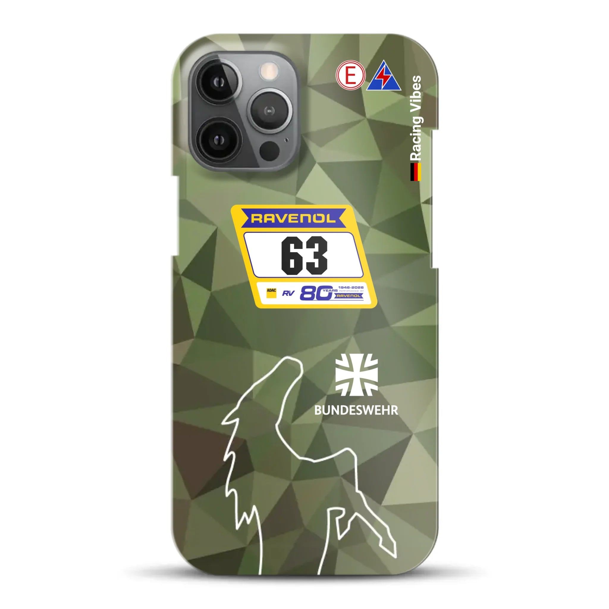 HRT Mustang GT3 24h Nürburgring 2026 Livery - Hard case pour iPhone