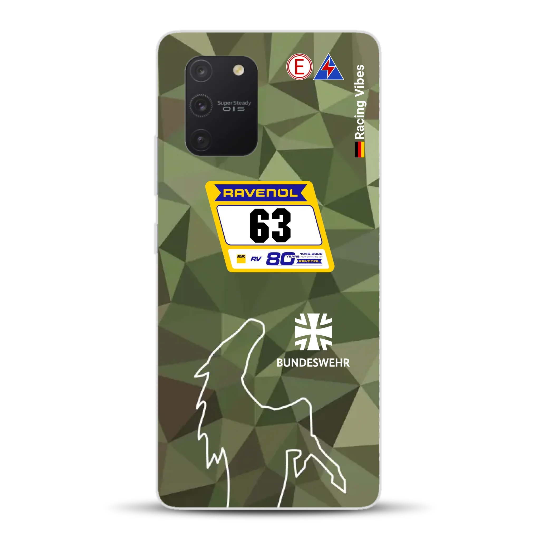HRT Mustang GT3 24h Nürburgring 2026 Livery - Housse de téléphone portable personnalisée pour Samsung