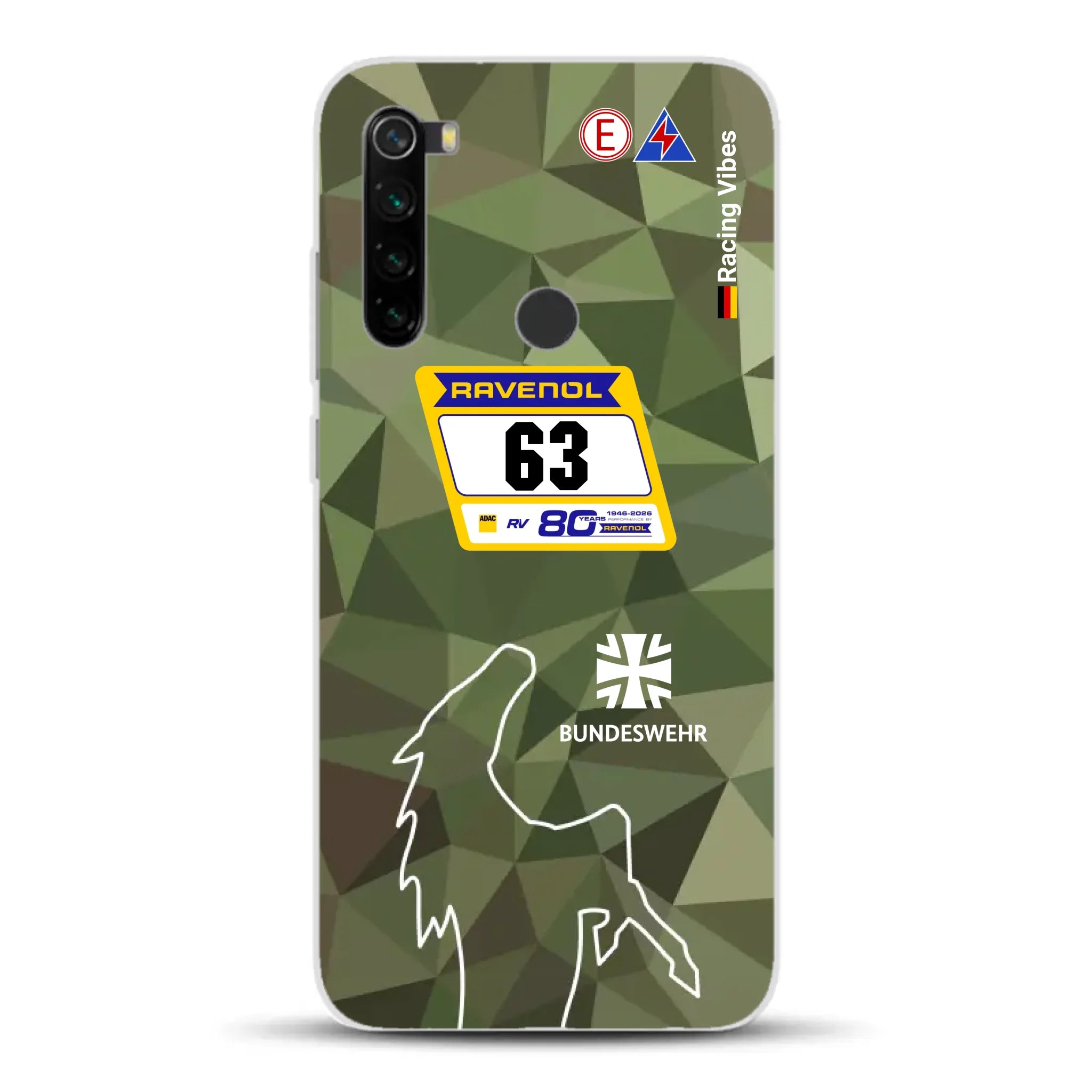 HRT Mustang GT3 24h Nürburgring 2026 Livery - Housse de téléphone portable personnalisée pour Xiaomi