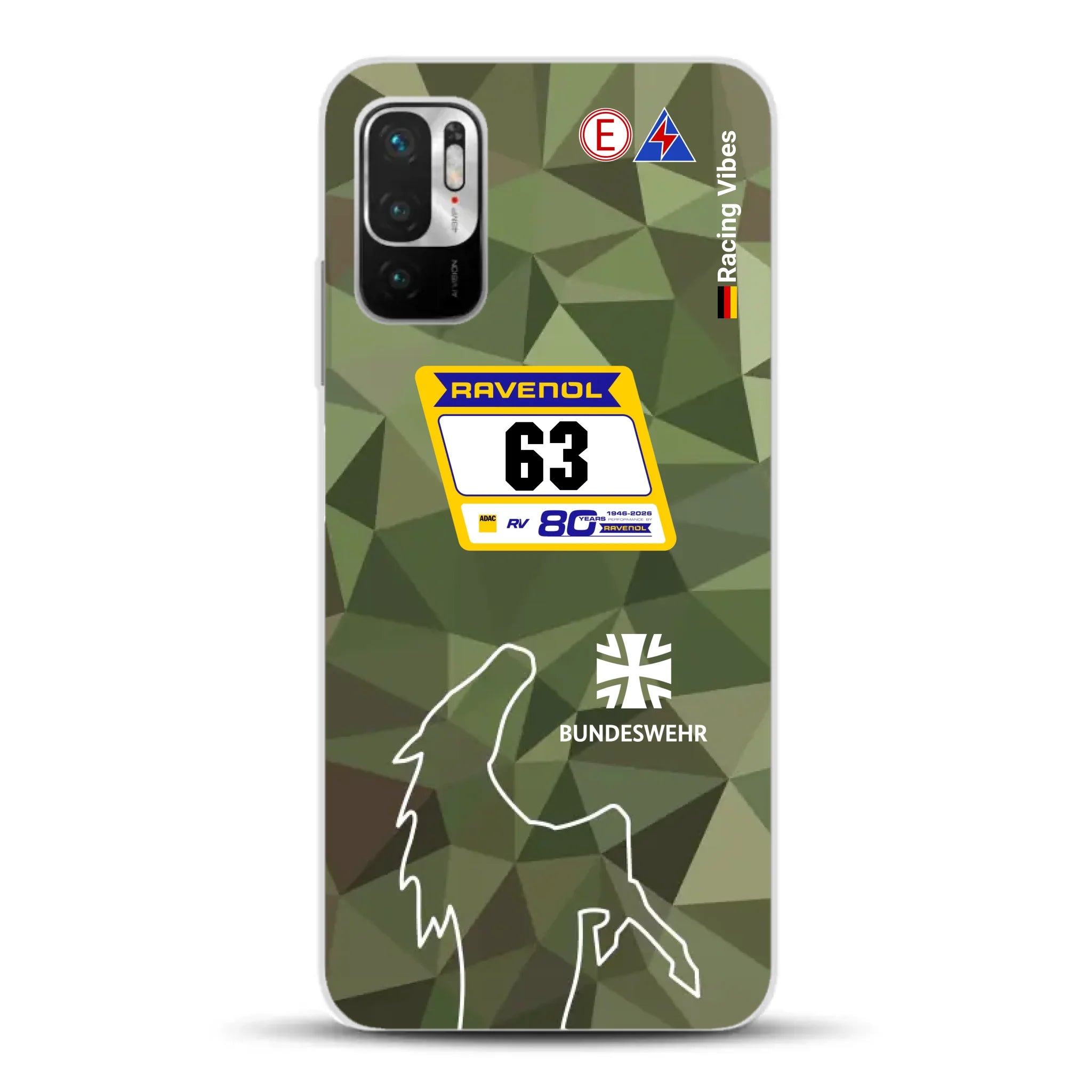 HRT Mustang GT3 24h Nürburgring 2026 Livery - Housse de téléphone portable personnalisée pour Xiaomi