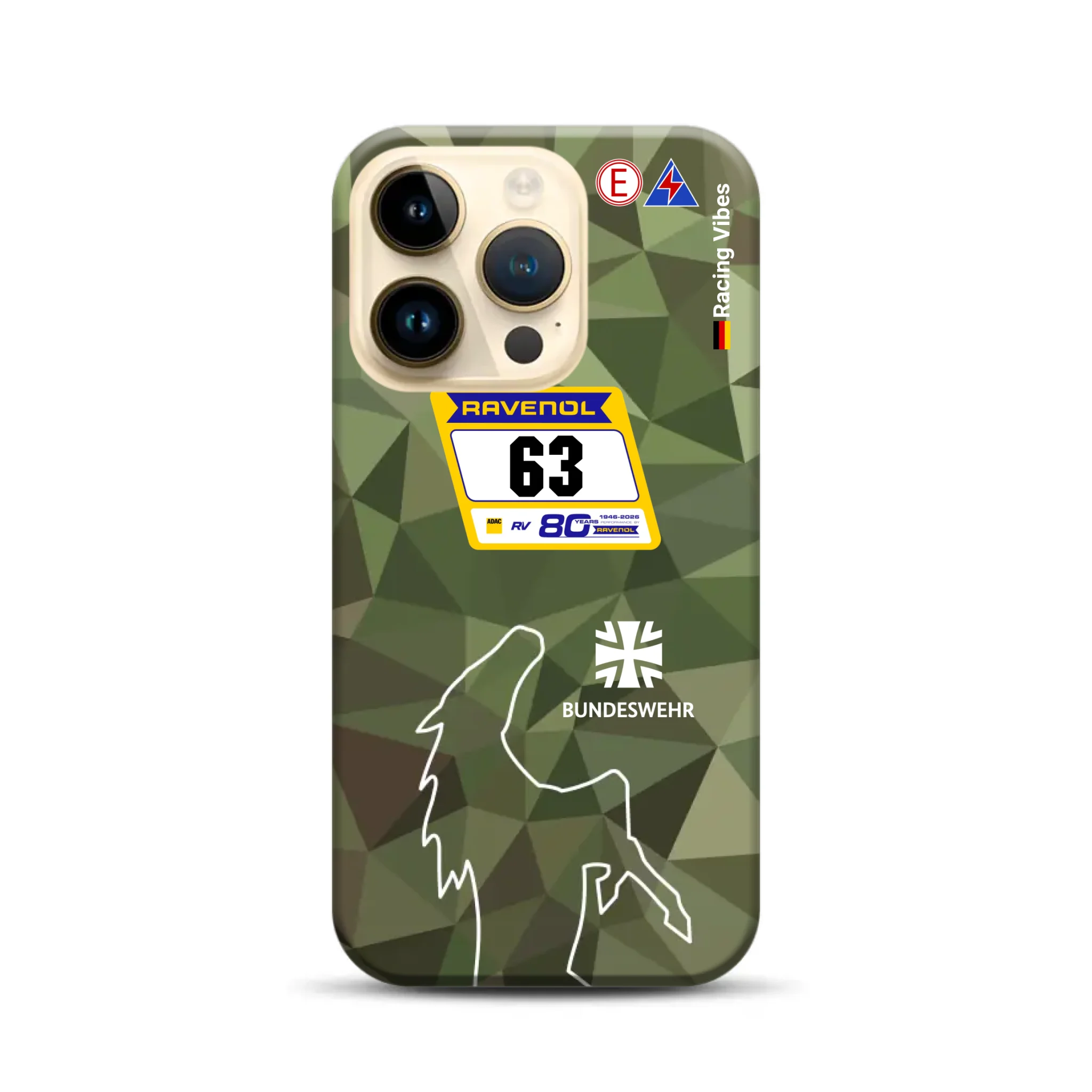 HRT Mustang GT3 24h Nürburgring 2026 Livery - Personnalisé Premium Case pour iPhone