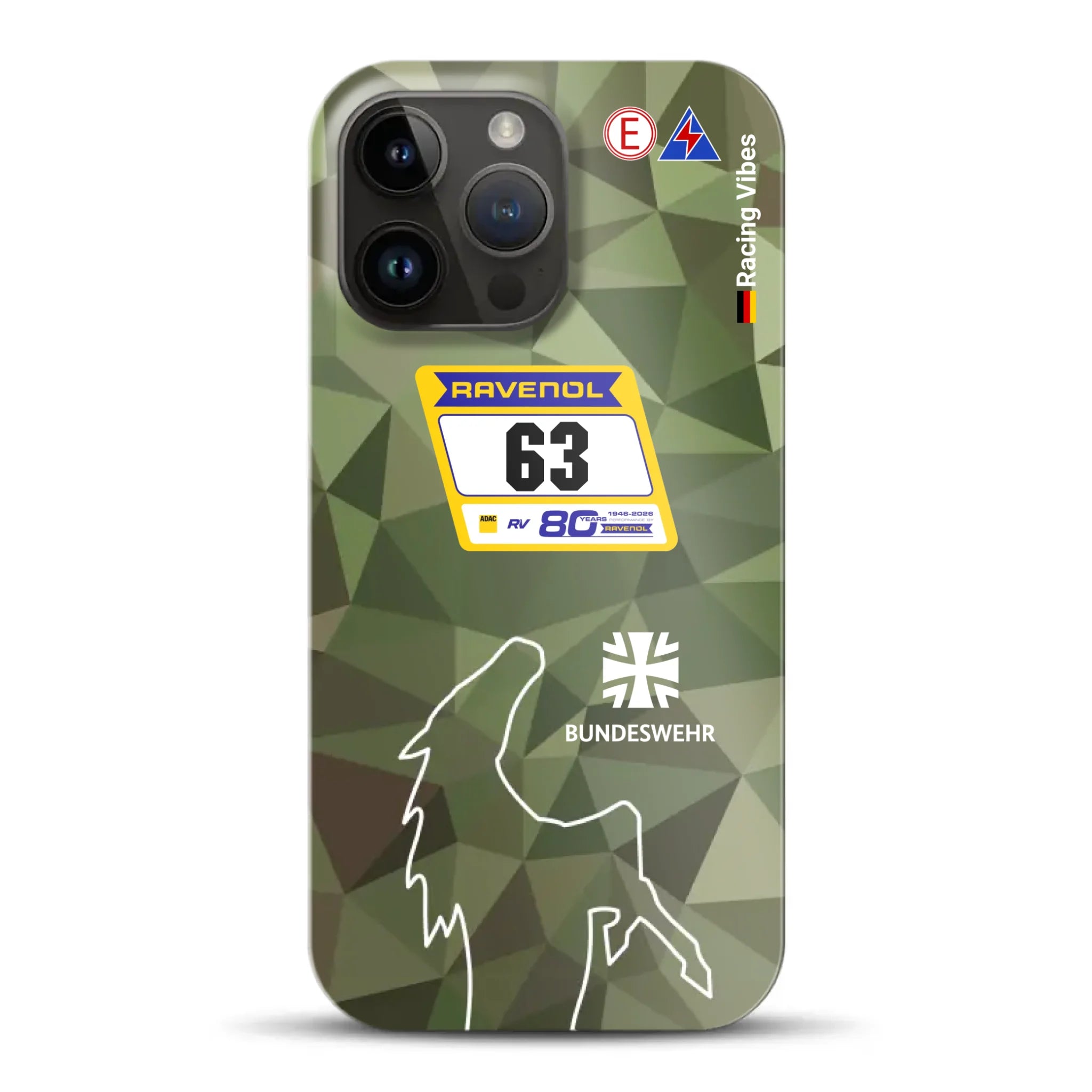 HRT Mustang GT3 24h Nürburgring 2026 Livery - Hard case pour iPhone