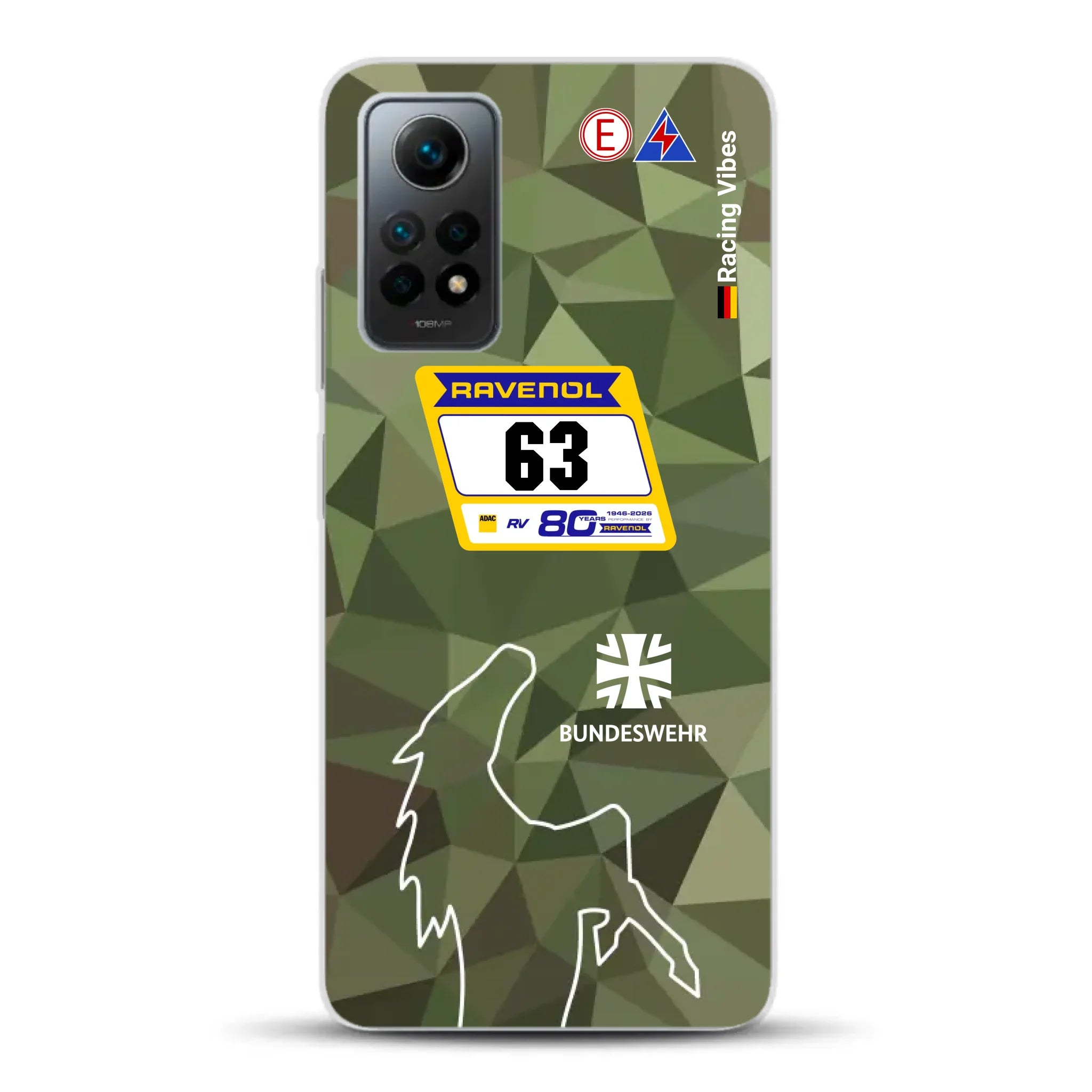 HRT Mustang GT3 24h Nürburgring 2026 Livery - Housse de téléphone portable personnalisée pour Xiaomi