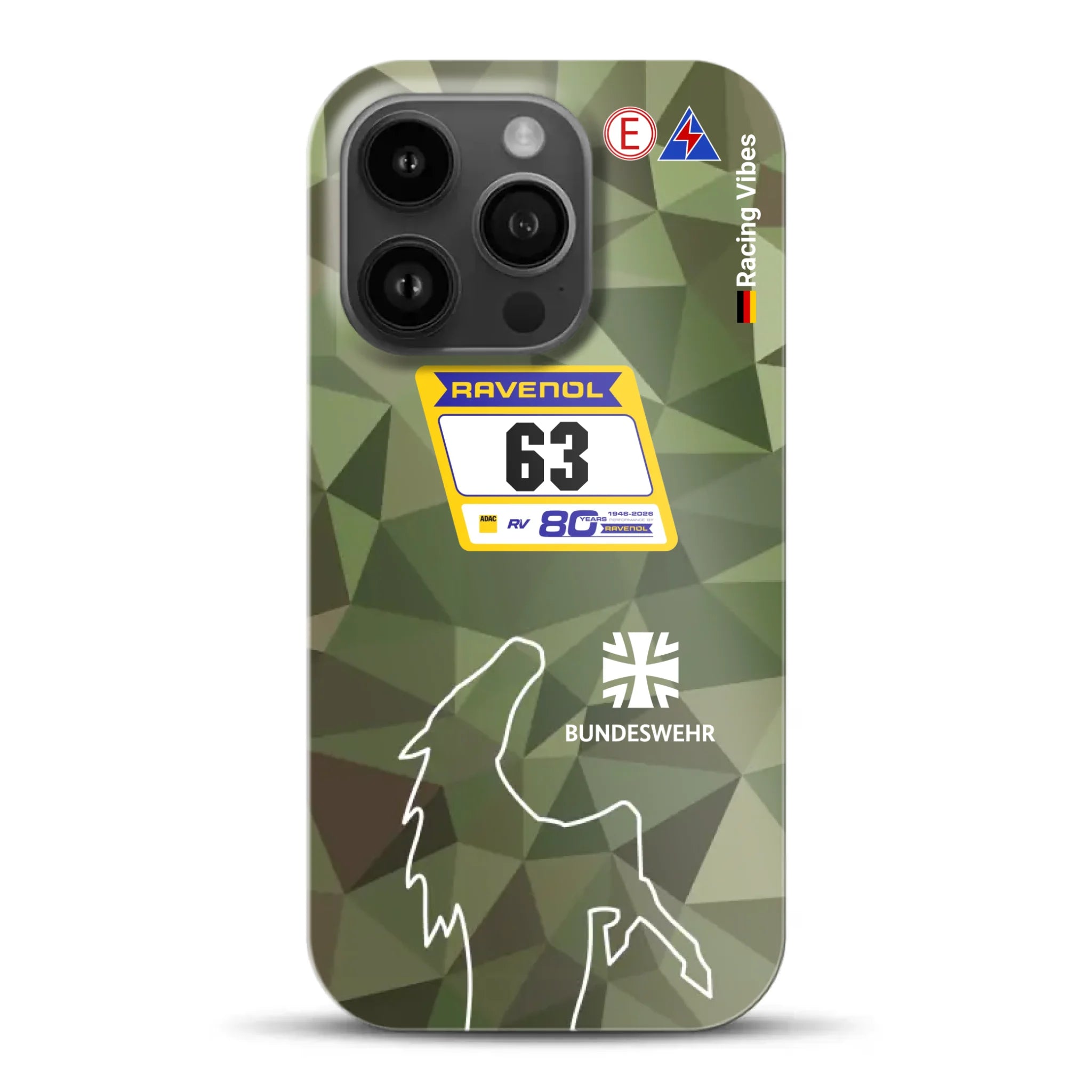 HRT Mustang GT3 24h Nürburgring 2026 Livery - Hard case pour iPhone