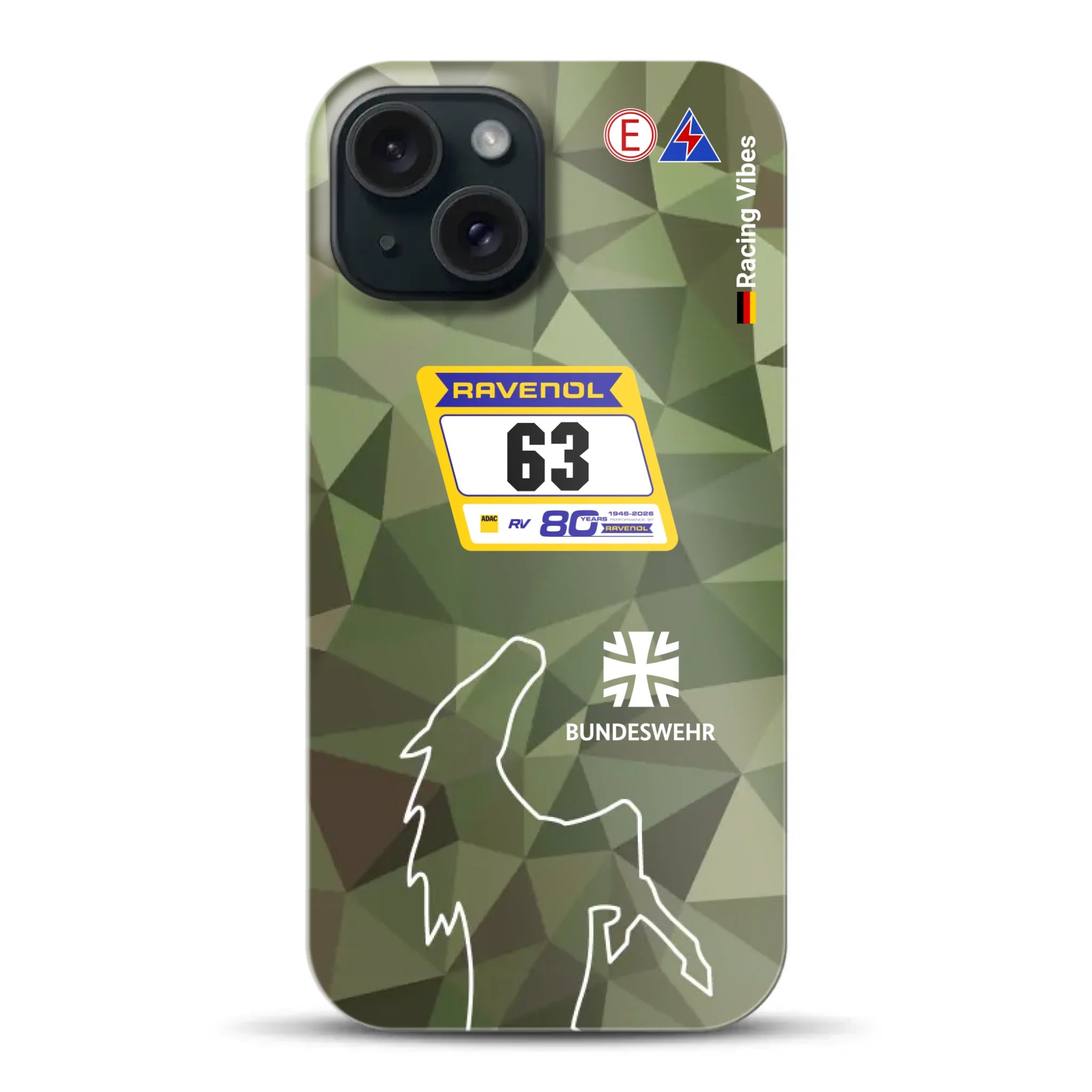 HRT Mustang GT3 24h Nürburgring 2026 Livery - Hard case pour iPhone