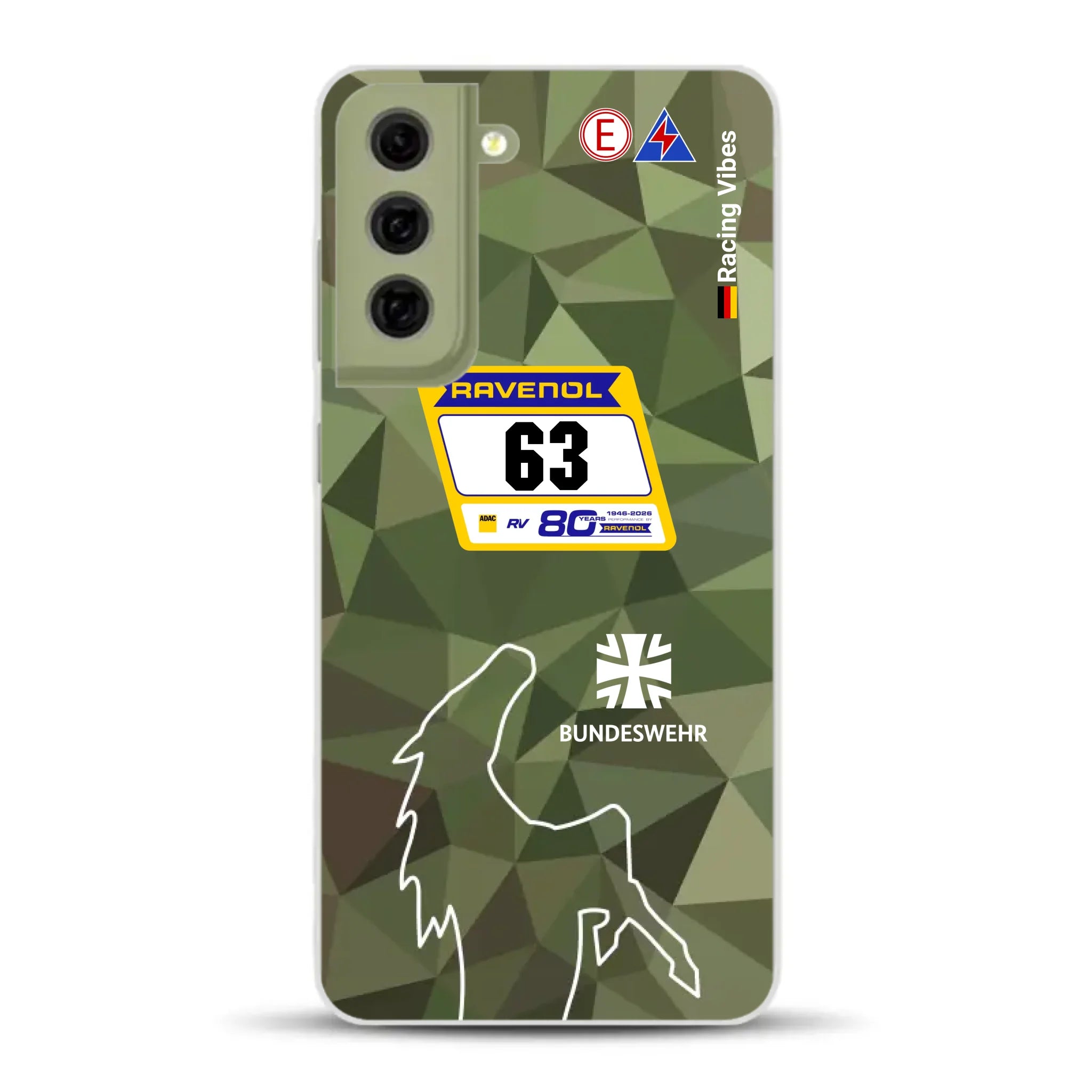HRT Mustang GT3 24h Nürburgring 2026 Livery - Housse de téléphone portable personnalisée pour Samsung