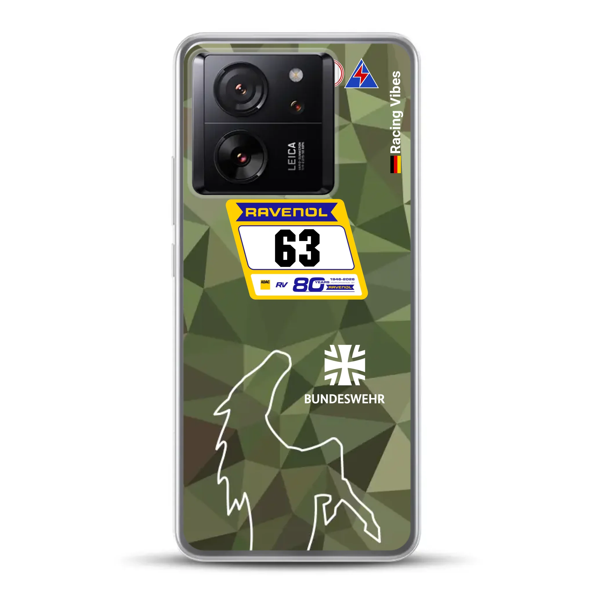 HRT Mustang GT3 24h Nürburgring 2026 Livery - Housse de téléphone portable personnalisée pour Xiaomi