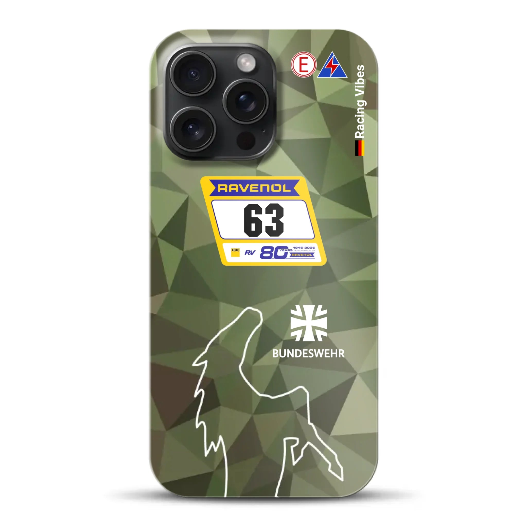 HRT Mustang GT3 24h Nürburgring 2026 Livery - Hard case pour iPhone