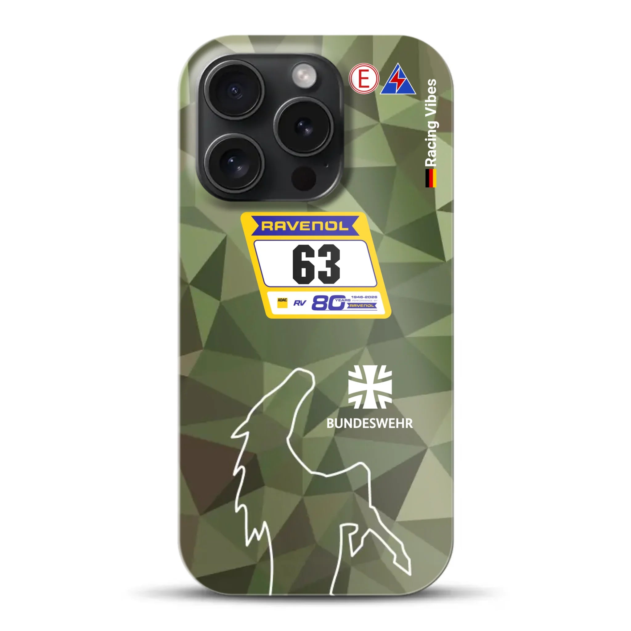 HRT Mustang GT3 24h Nürburgring 2026 Livery - Hard case pour iPhone