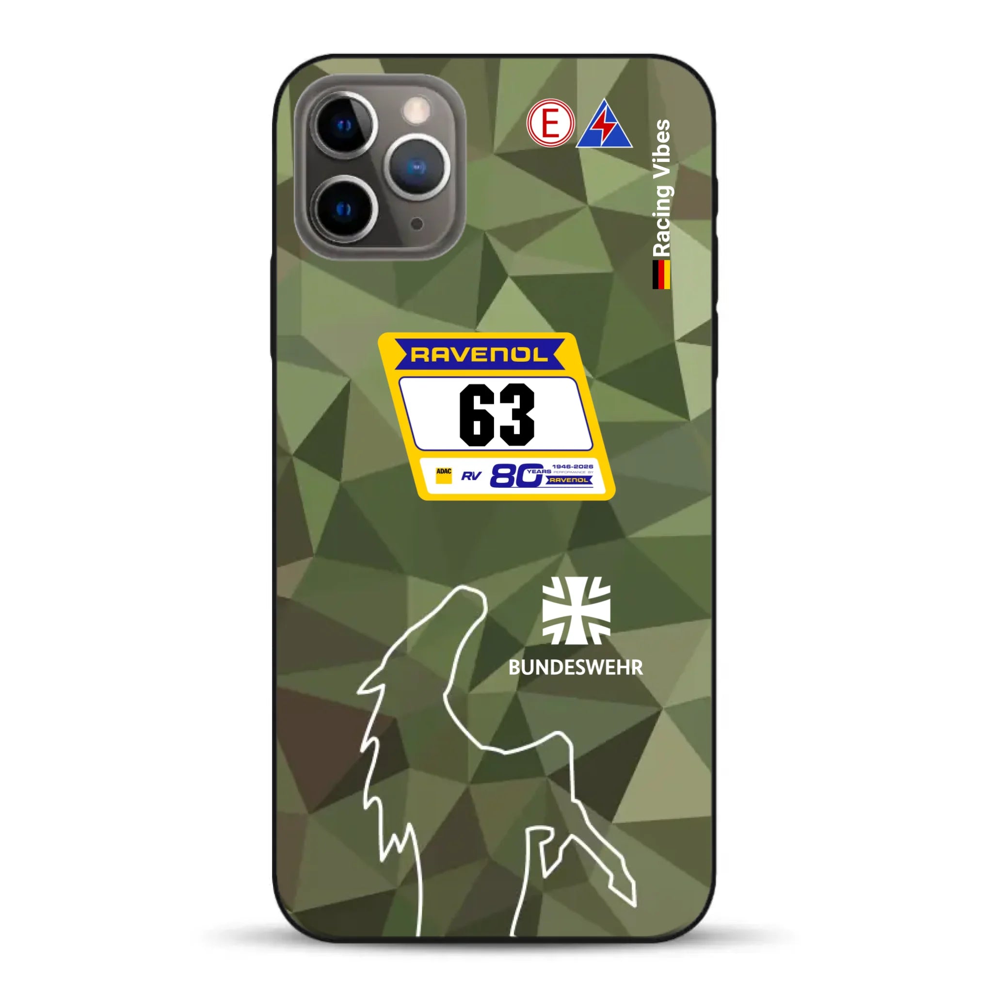 HRT Mustang GT3 24h Nürburgring 2026 Livery - Individuelle Handyhülle für iPhone