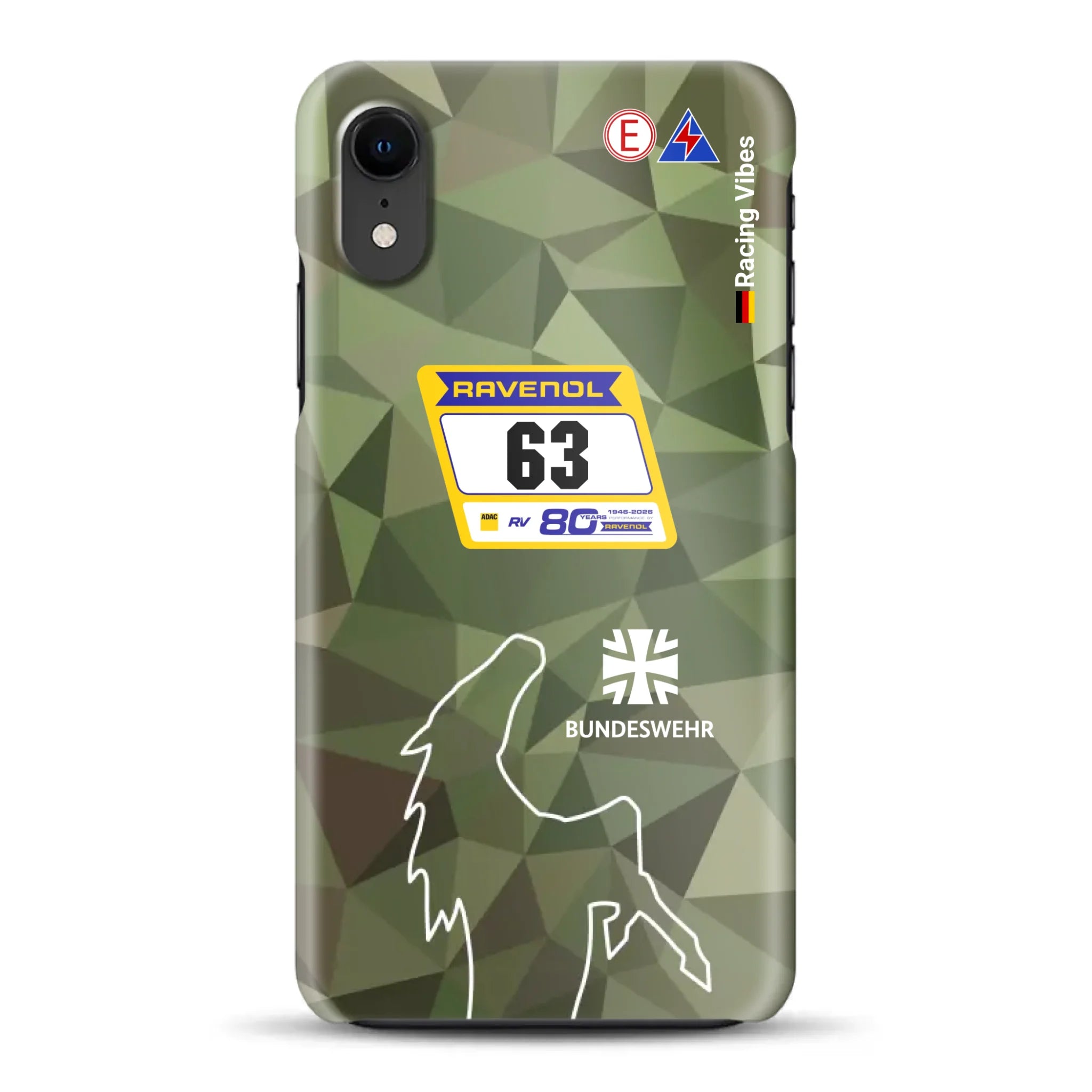 HRT Mustang GT3 24h Nürburgring 2026 Livery - Hard case pour iPhone
