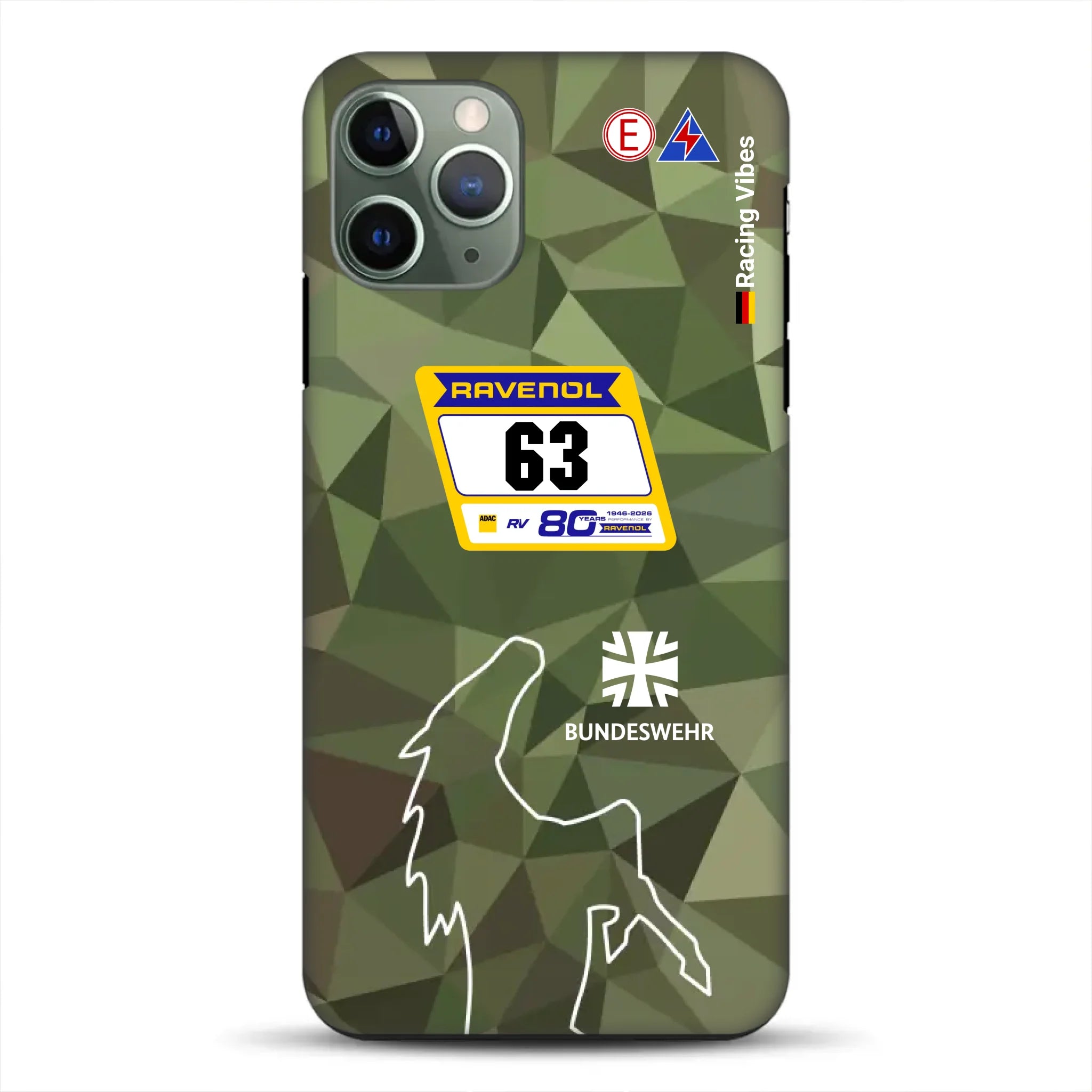 HRT Mustang GT3 24h Nürburgring 2026 Livery - Personnalisé Premium Case pour iPhone