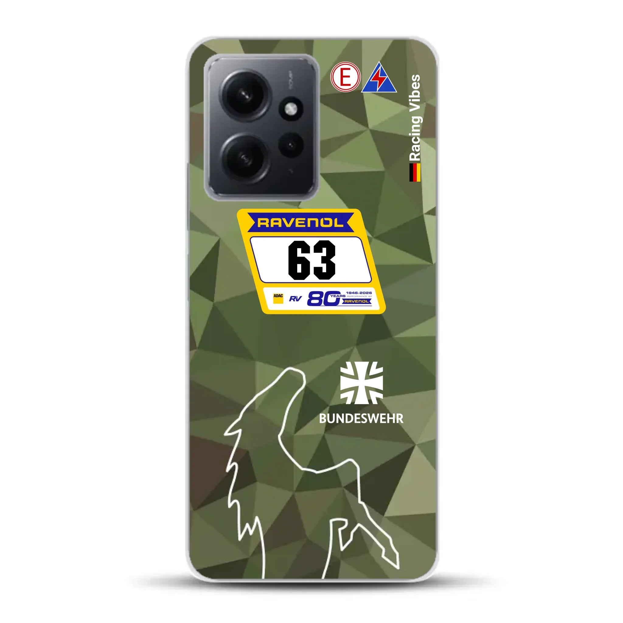 HRT Mustang GT3 24h Nürburgring 2026 Livery - Housse de téléphone portable personnalisée pour Xiaomi