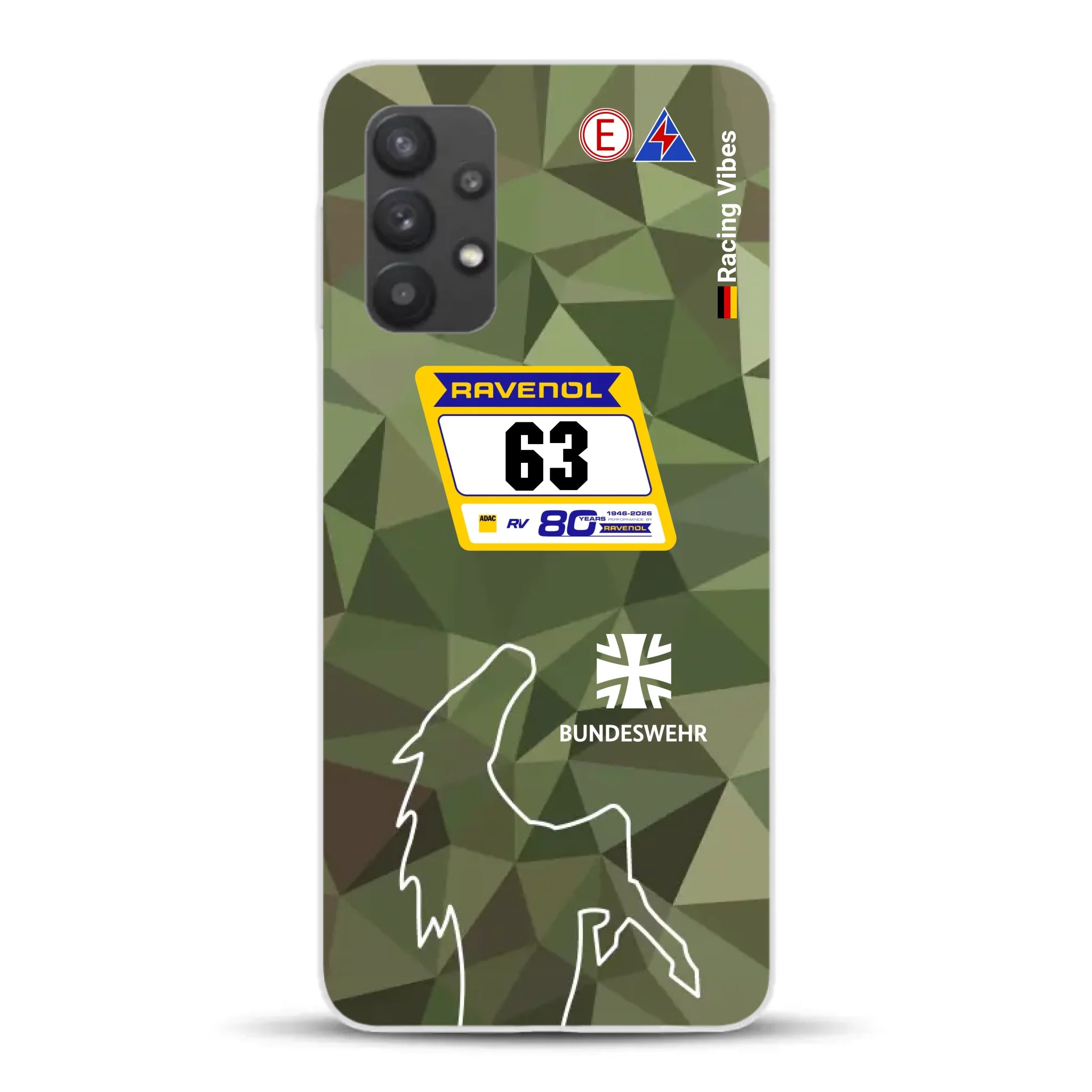 HRT Mustang GT3 24h Nürburgring 2026 Livery - Housse de téléphone portable personnalisée pour Samsung