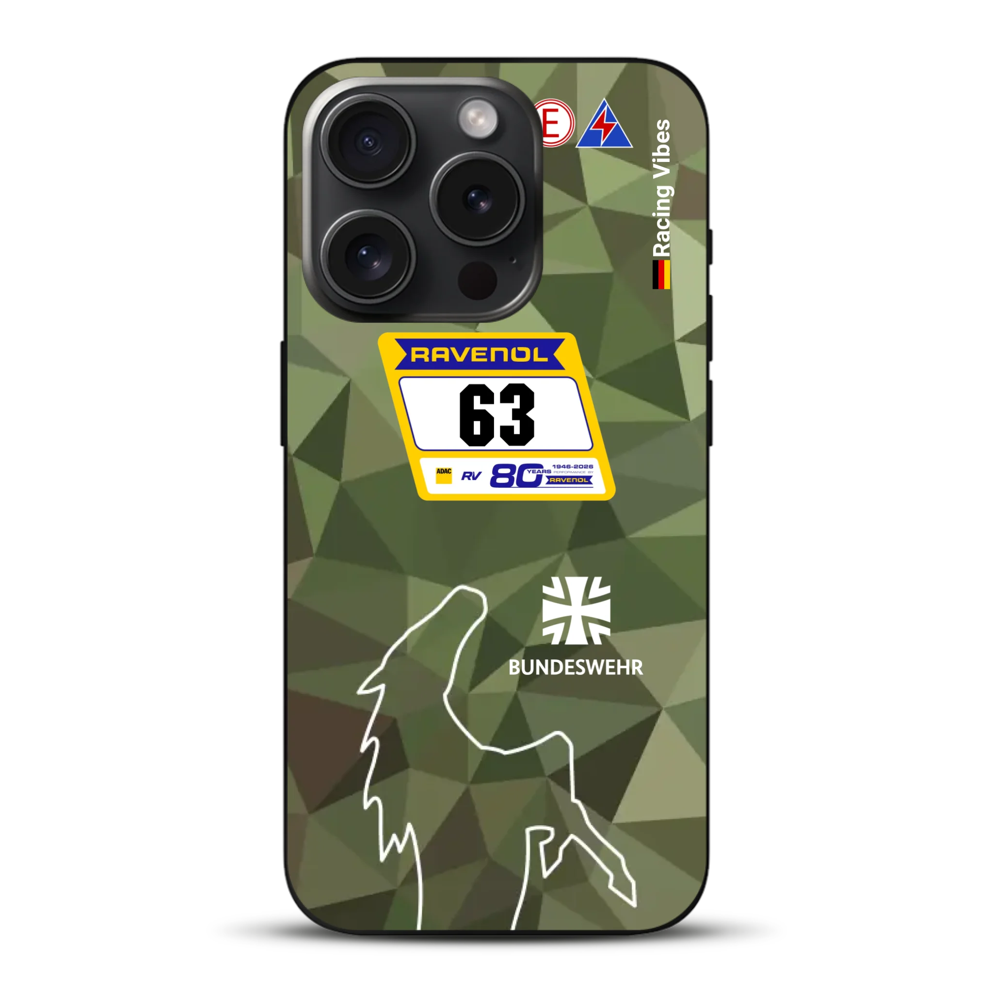 HRT Mustang GT3 24h Nürburgring 2026 Livery - Individuelle Handyhülle für iPhone