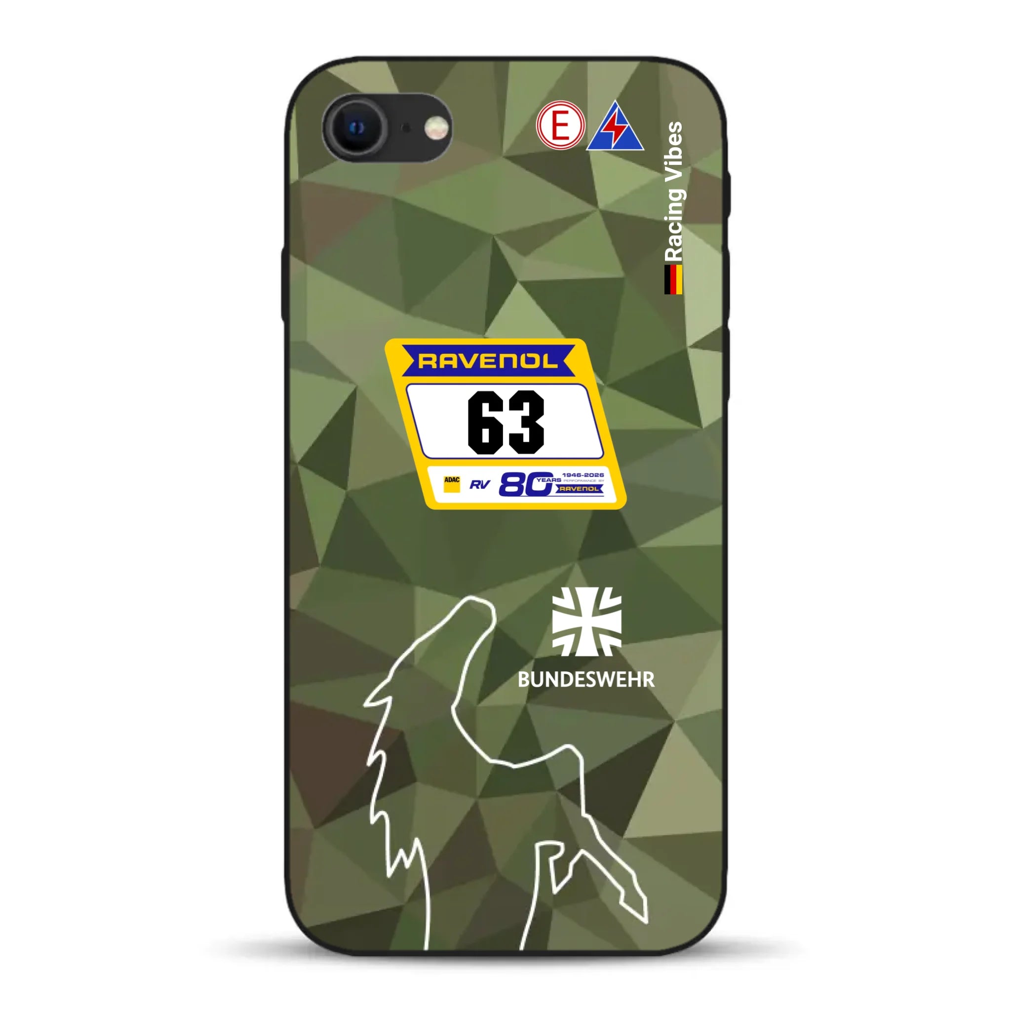 HRT Mustang GT3 24h Nürburgring 2026 Livery - Individuelle Handyhülle für iPhone