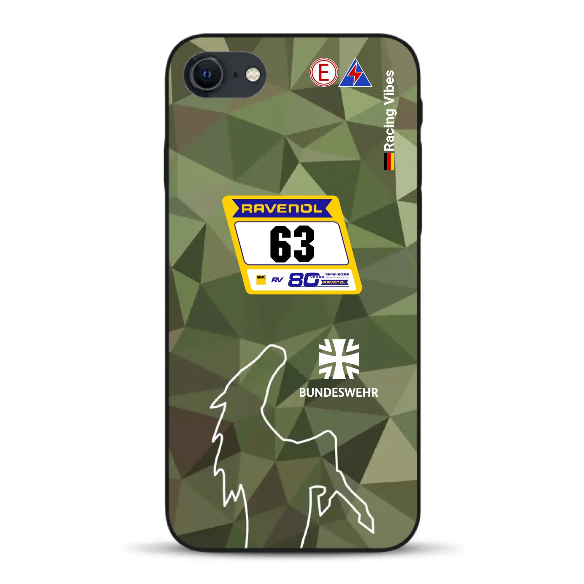 HRT Mustang GT3 24h Nürburgring 2026 Livery - Individuelle Handyhülle für iPhone