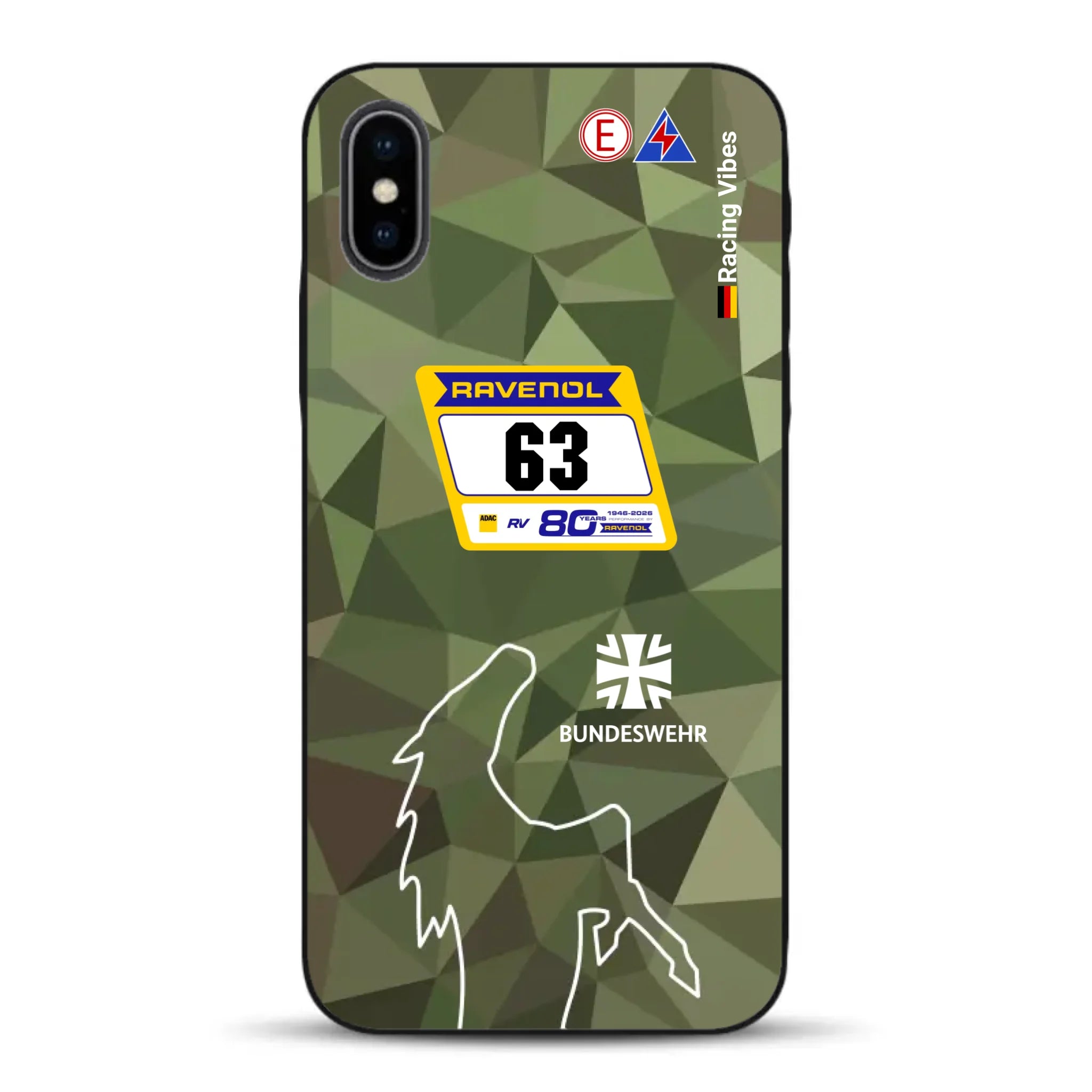 HRT Mustang GT3 24h Nürburgring 2026 Livery - Individuelle Handyhülle für iPhone