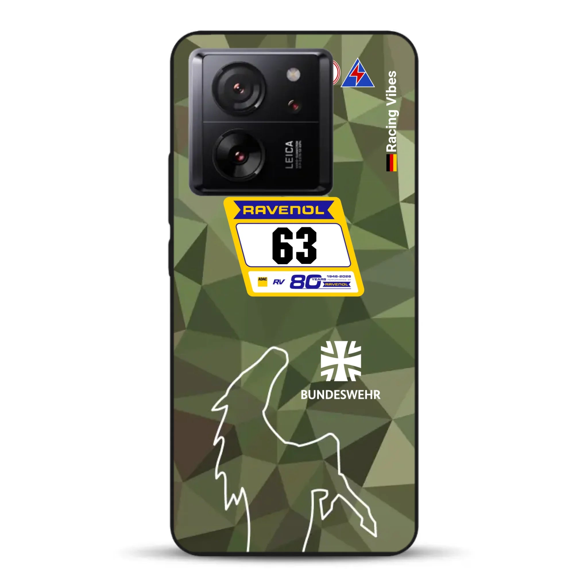 HRT Mustang GT3 24h Nürburgring 2026 Livery - Housse de téléphone portable personnalisée pour Xiaomi