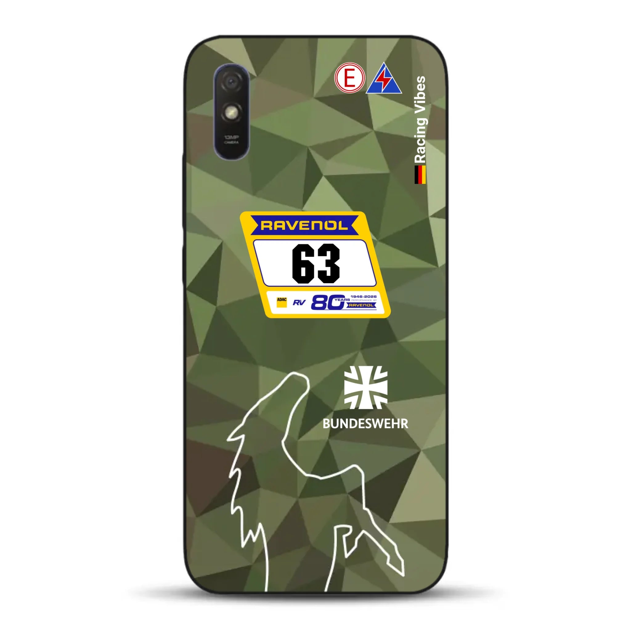 HRT Mustang GT3 24h Nürburgring 2026 Livery - Housse de téléphone portable personnalisée pour Xiaomi