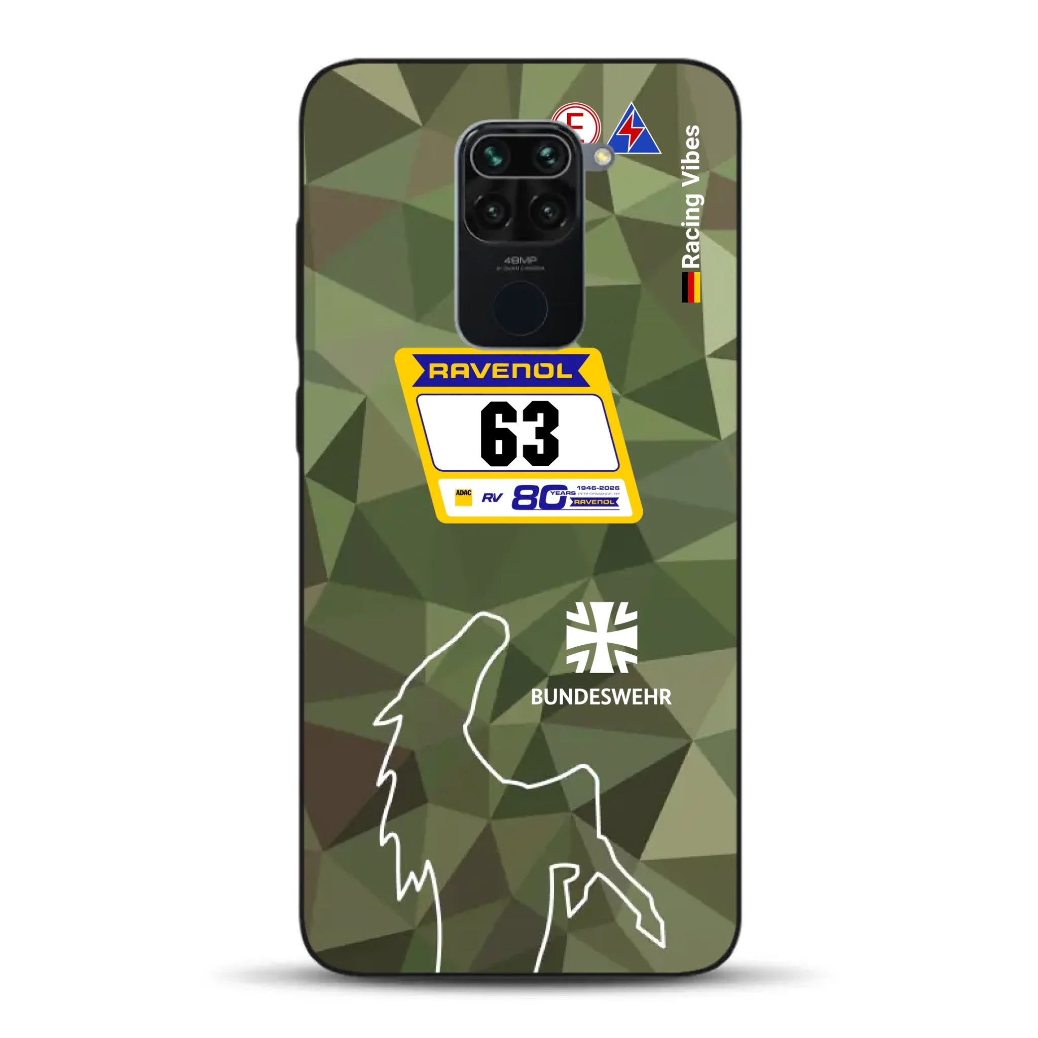 HRT Mustang GT3 24h Nürburgring 2026 Livery - Housse de téléphone portable personnalisée pour Xiaomi