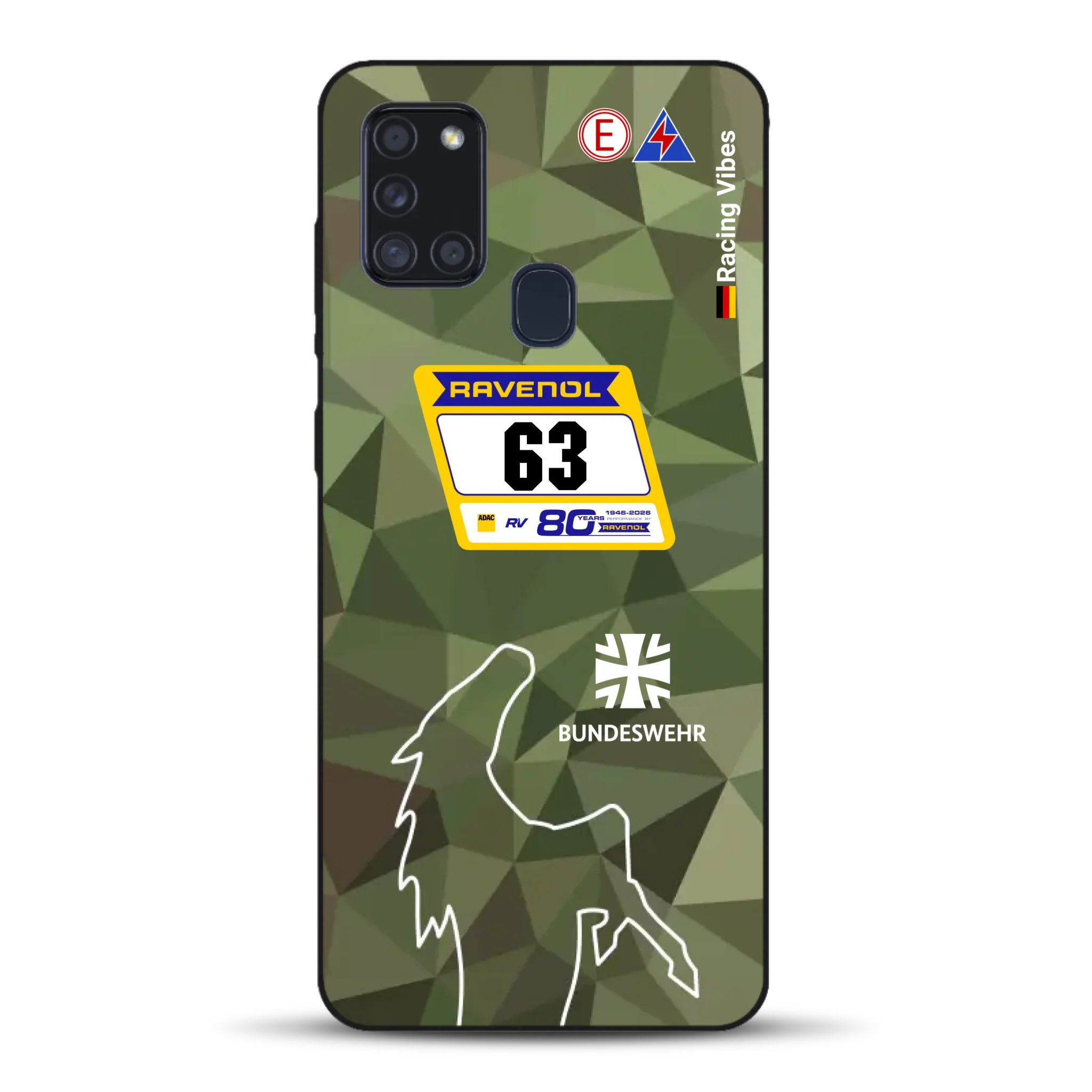 HRT Mustang GT3 24h Nürburgring 2026 Livery - Housse de téléphone portable personnalisée pour Samsung