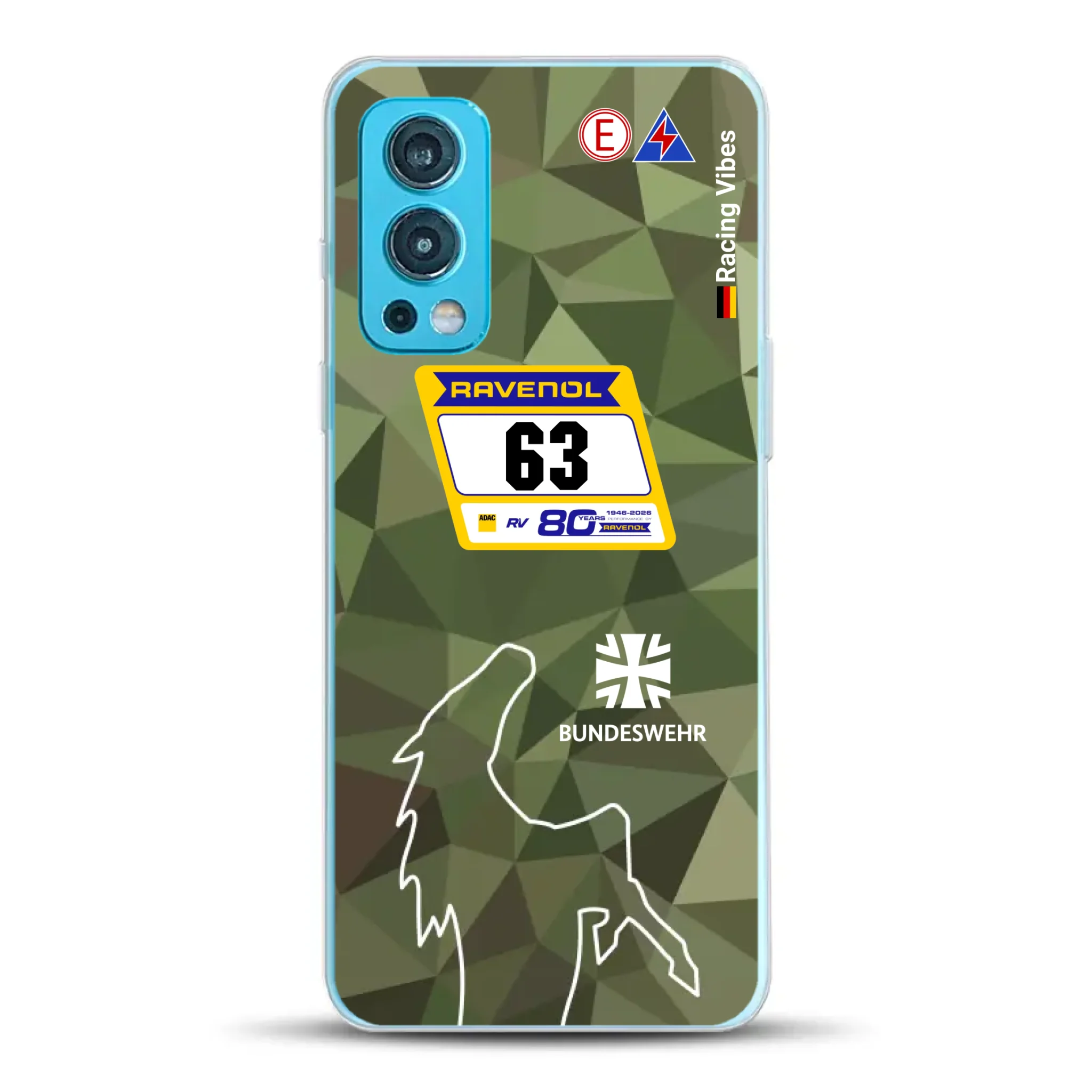 HRT Mustang GT3 24h Nürburgring 2026 Livery - Housse de téléphone portable personnalisée