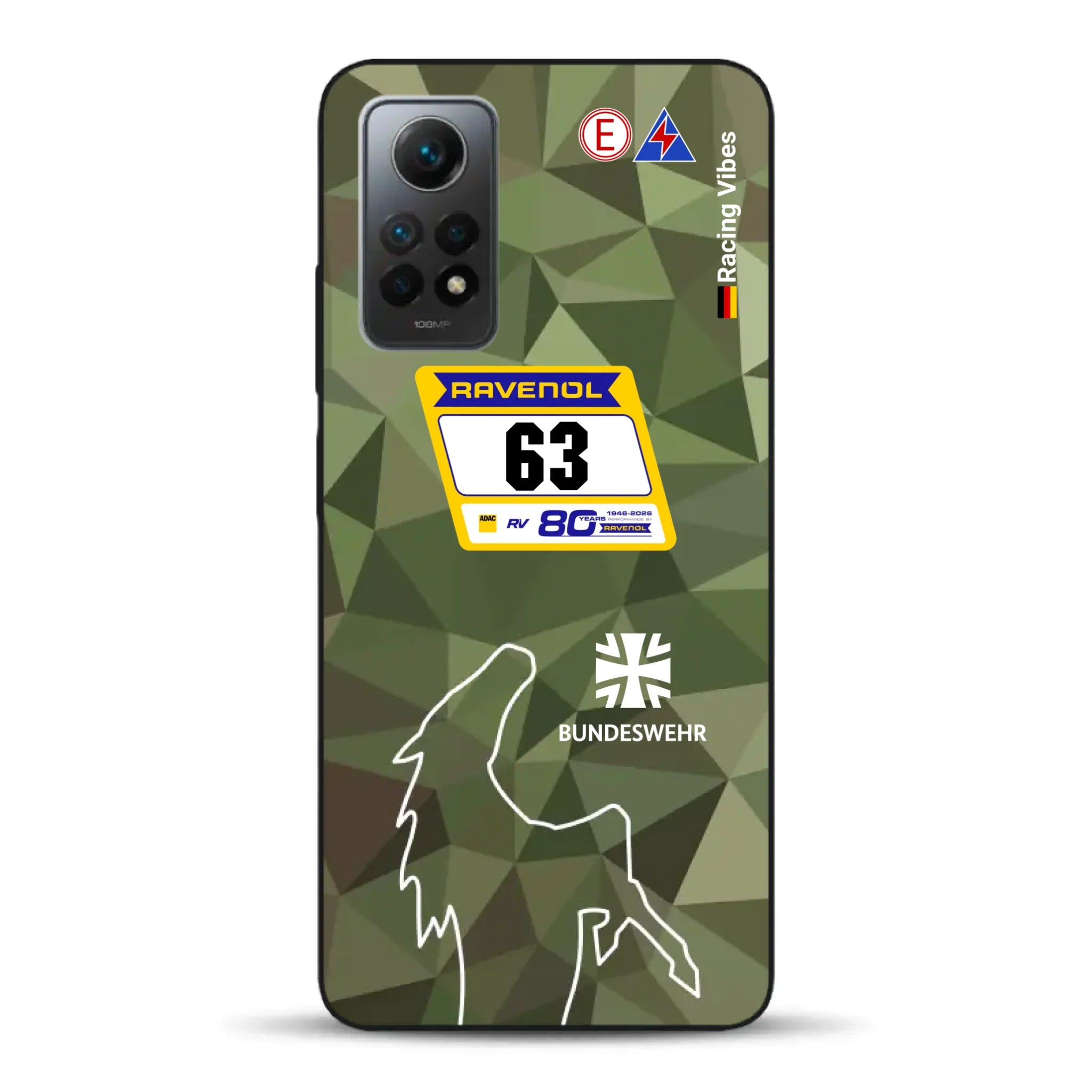 HRT Mustang GT3 24h Nürburgring 2026 Livery - Housse de téléphone portable personnalisée pour Xiaomi