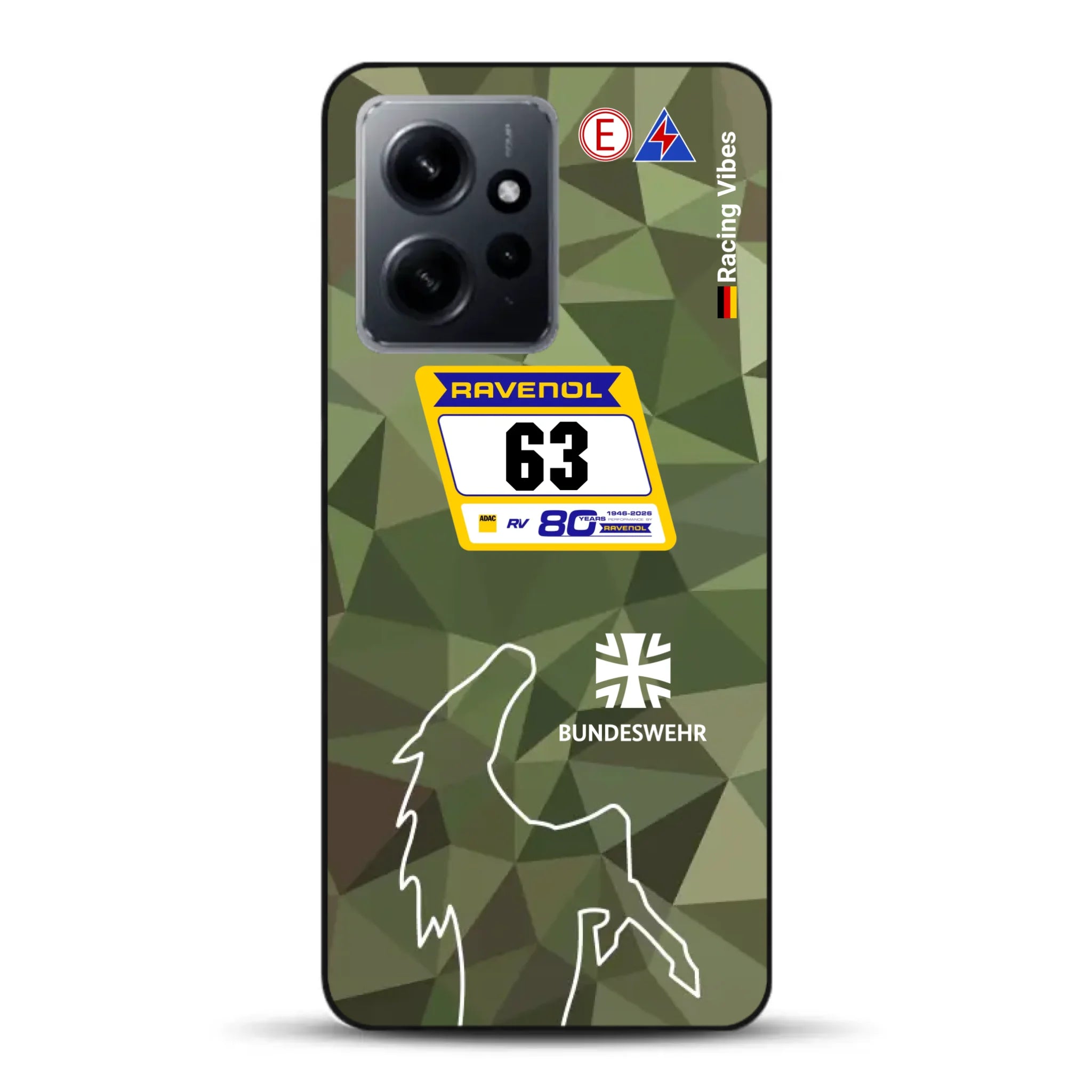 HRT Mustang GT3 24h Nürburgring 2026 Livery - Housse de téléphone portable personnalisée pour Xiaomi