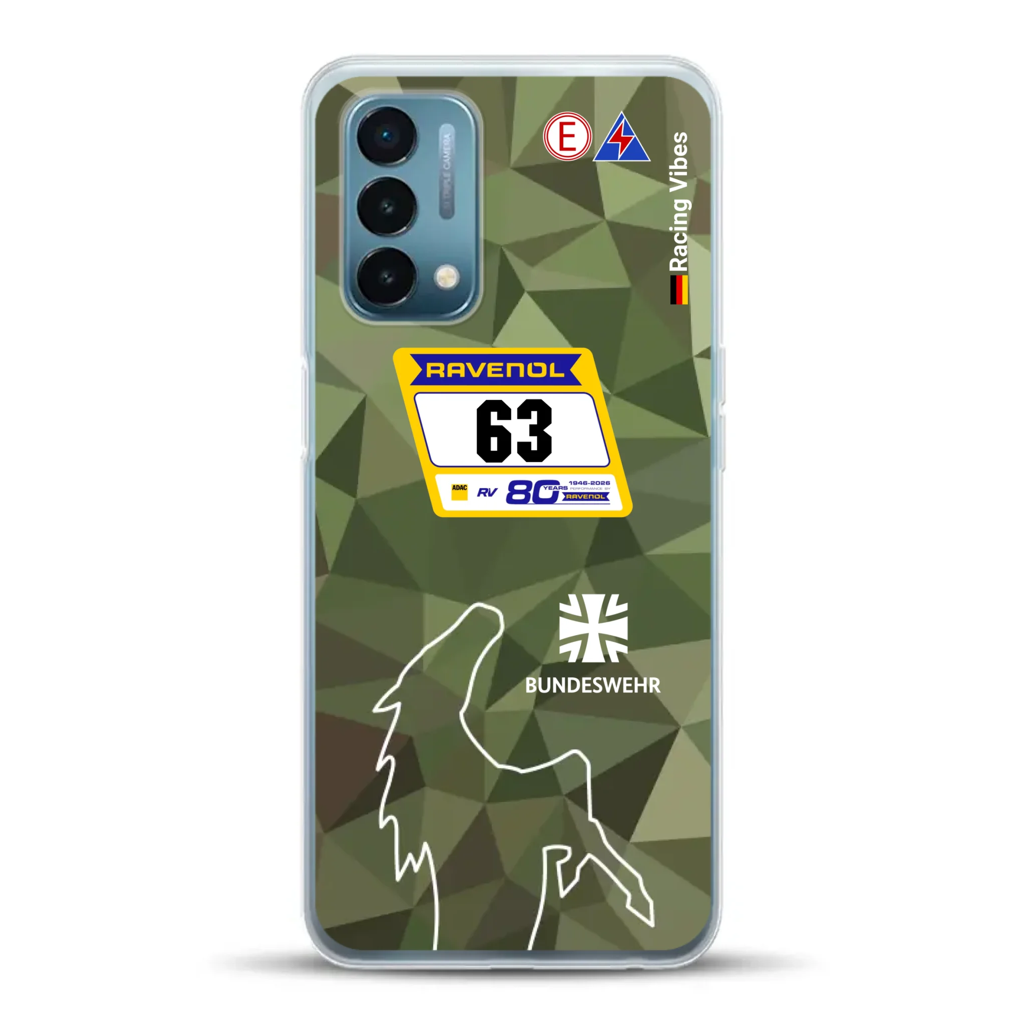 HRT Mustang GT3 24h Nürburgring 2026 Livery - Housse de téléphone portable personnalisée