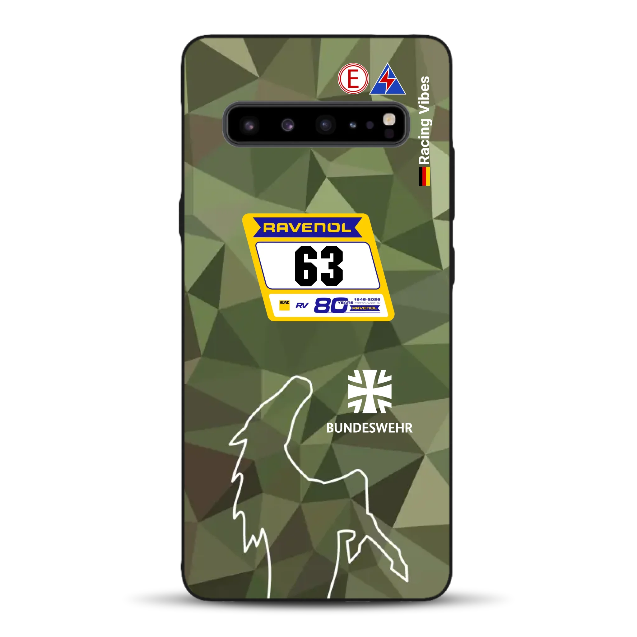 HRT Mustang GT3 24h Nürburgring 2026 Livery - Housse de téléphone portable personnalisée pour Samsung