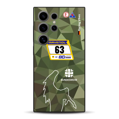 HRT Mustang GT3 24h Nürburgring 2026 Livery - Housse de téléphone portable personnalisée pour Samsung
