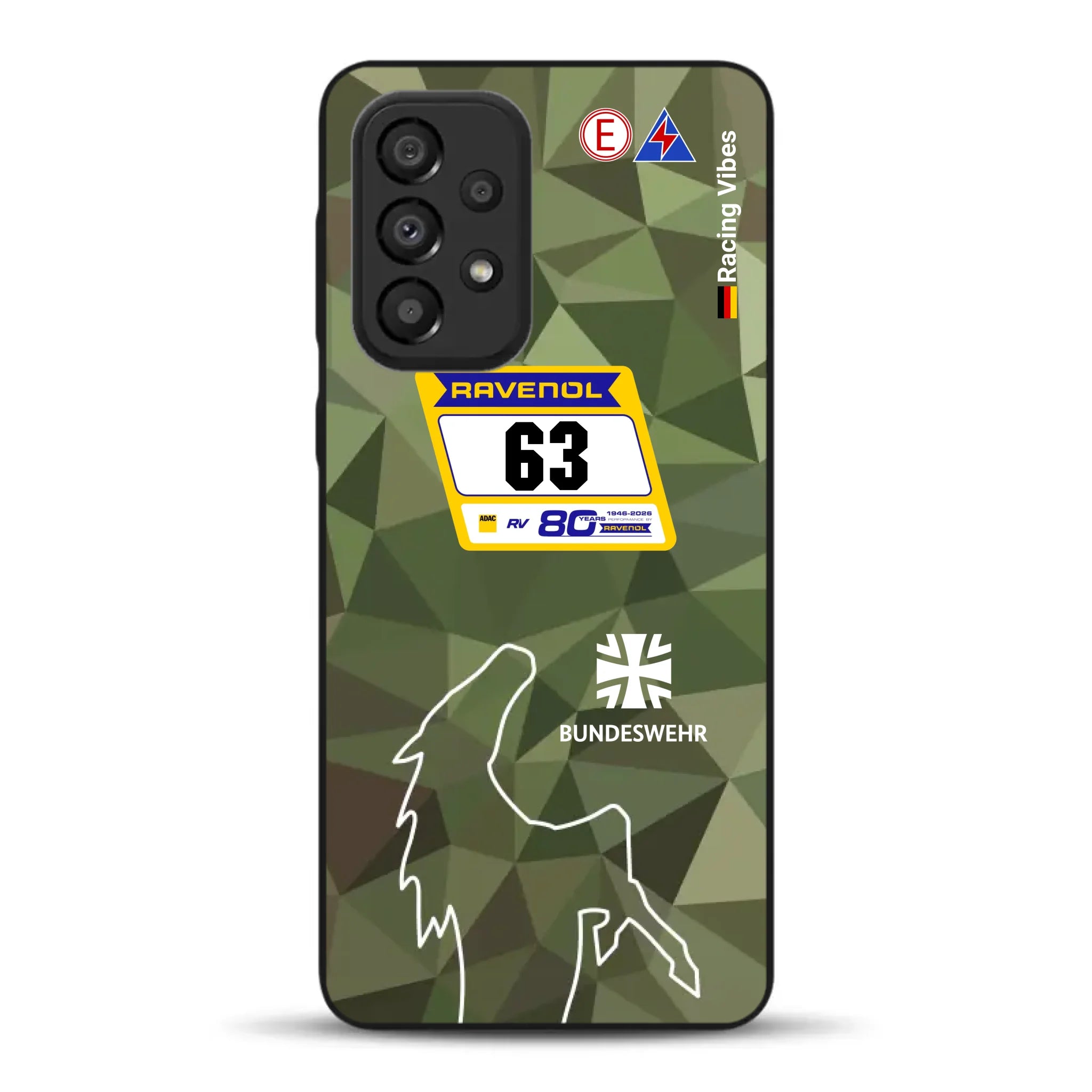 HRT Mustang GT3 24h Nürburgring 2026 Livery - Housse de téléphone portable personnalisée pour Samsung
