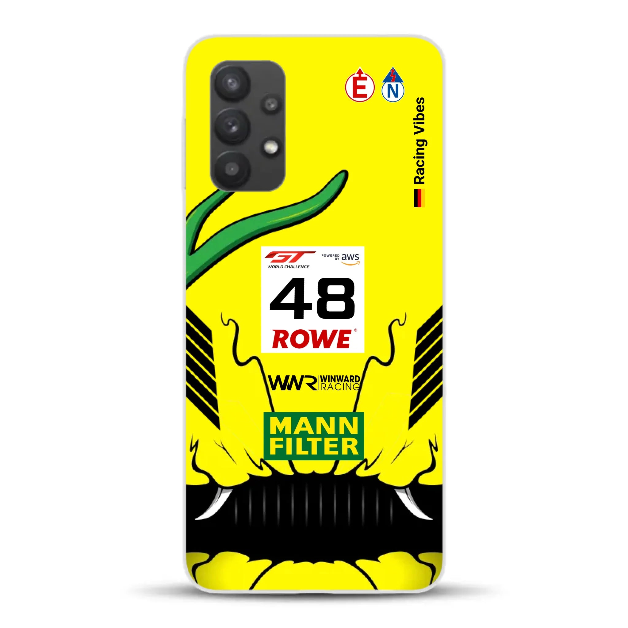 AMG GT3 R Mamba 2026 Livery - Housse de téléphone portable personnalisée pour Samsung