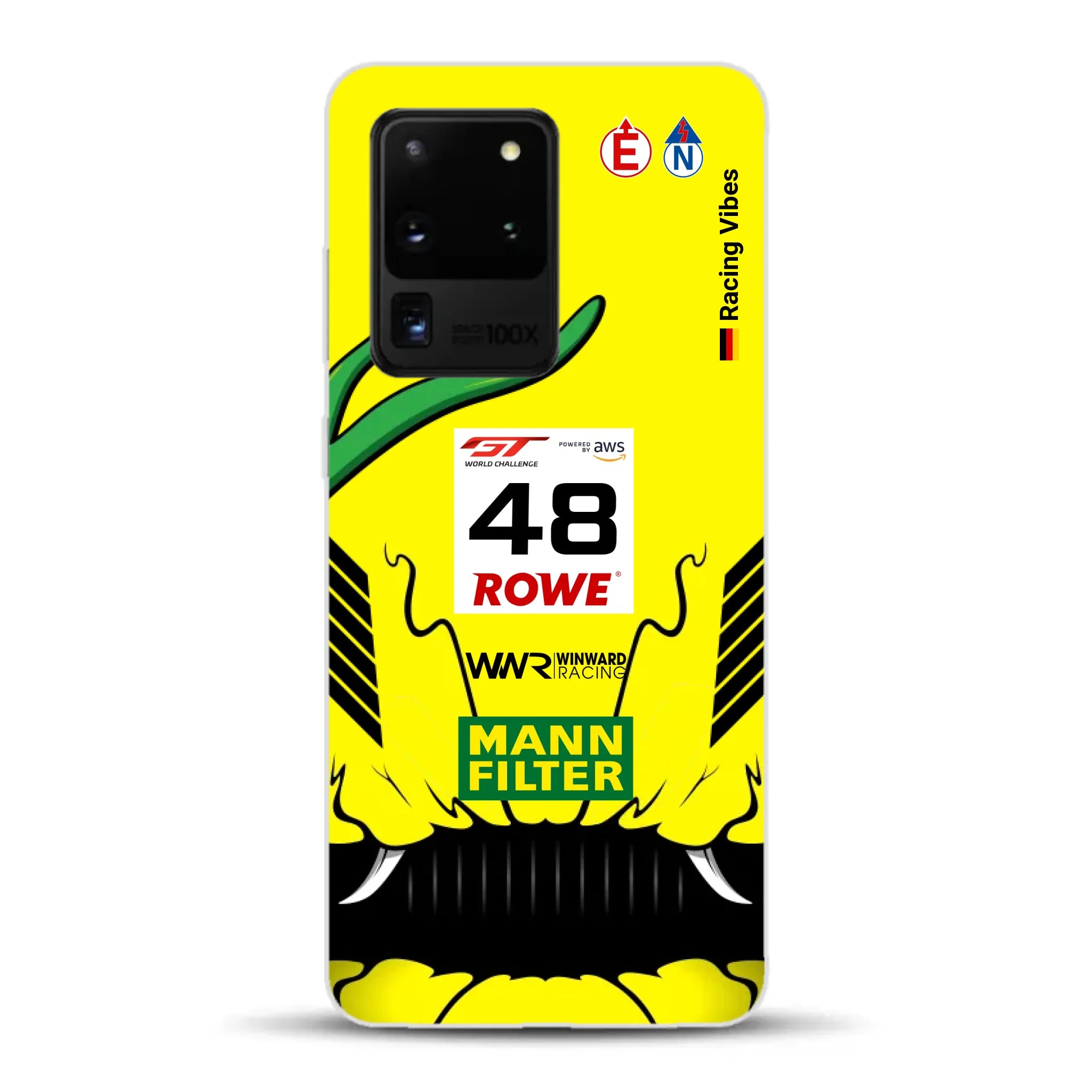 AMG GT3 R Mamba 2026 Livery - Housse de téléphone portable personnalisée pour Samsung