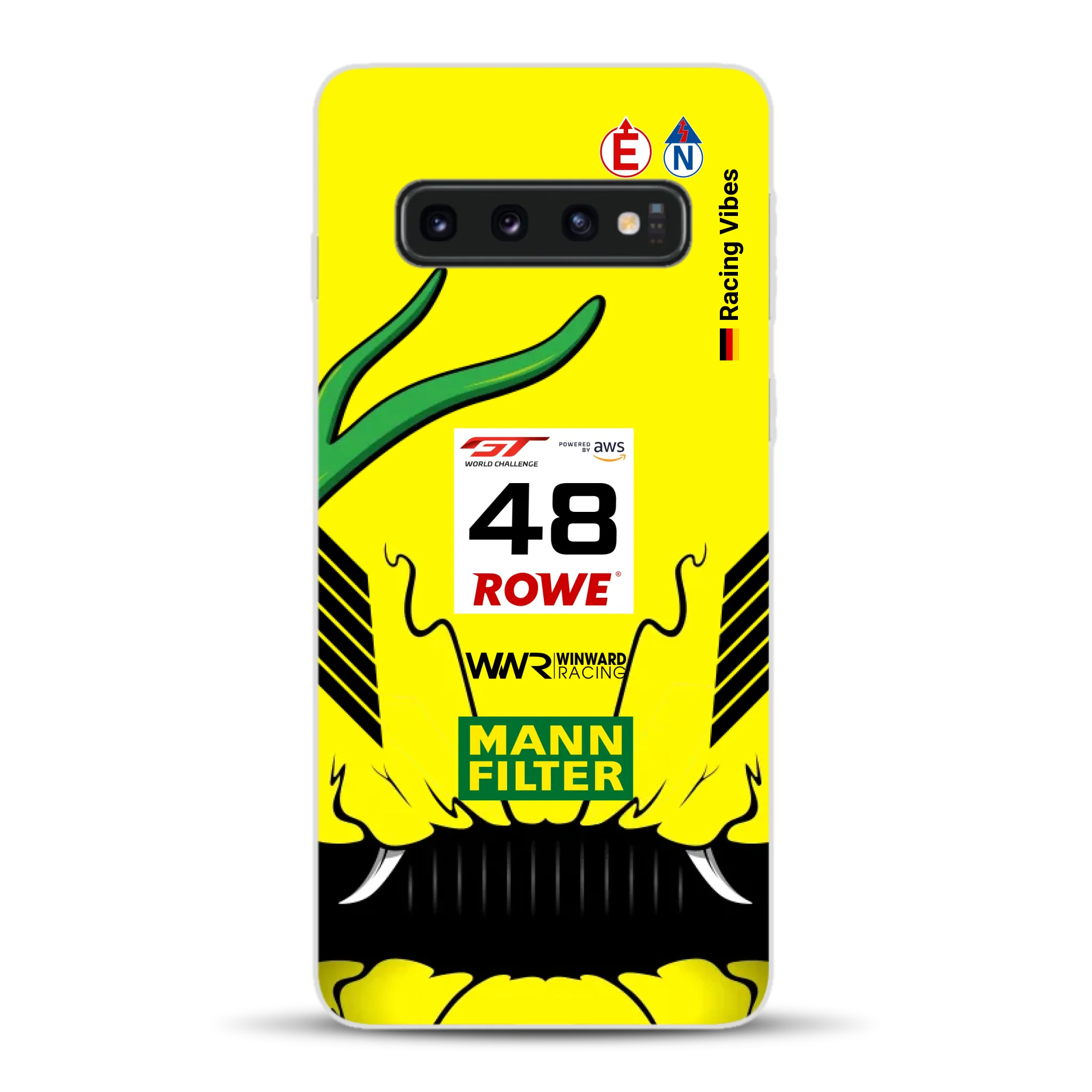 AMG GT3 R Mamba 2026 Livery - Housse de téléphone portable personnalisée pour Samsung