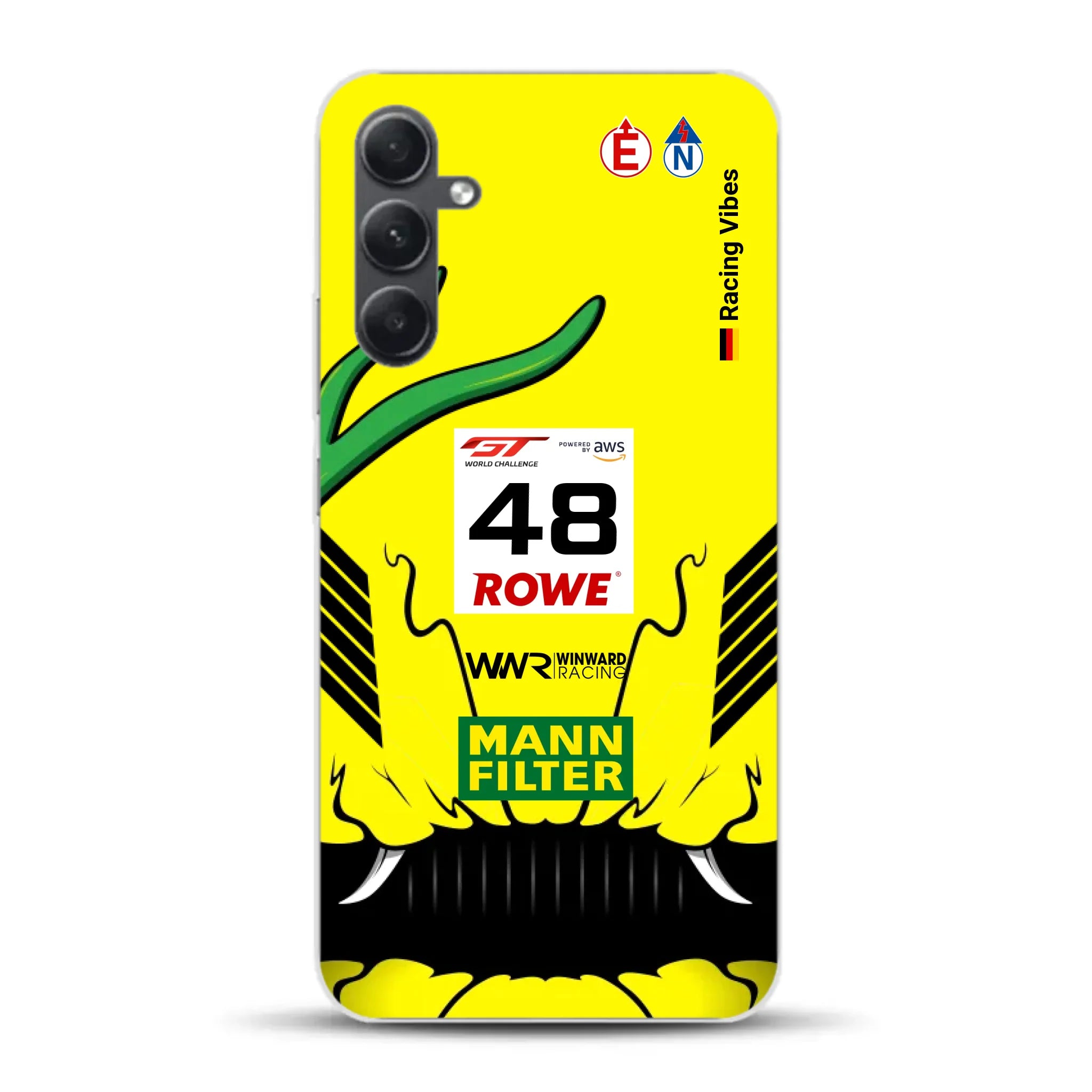 AMG GT3 R Mamba 2026 Livery - Housse de téléphone portable personnalisée pour Samsung