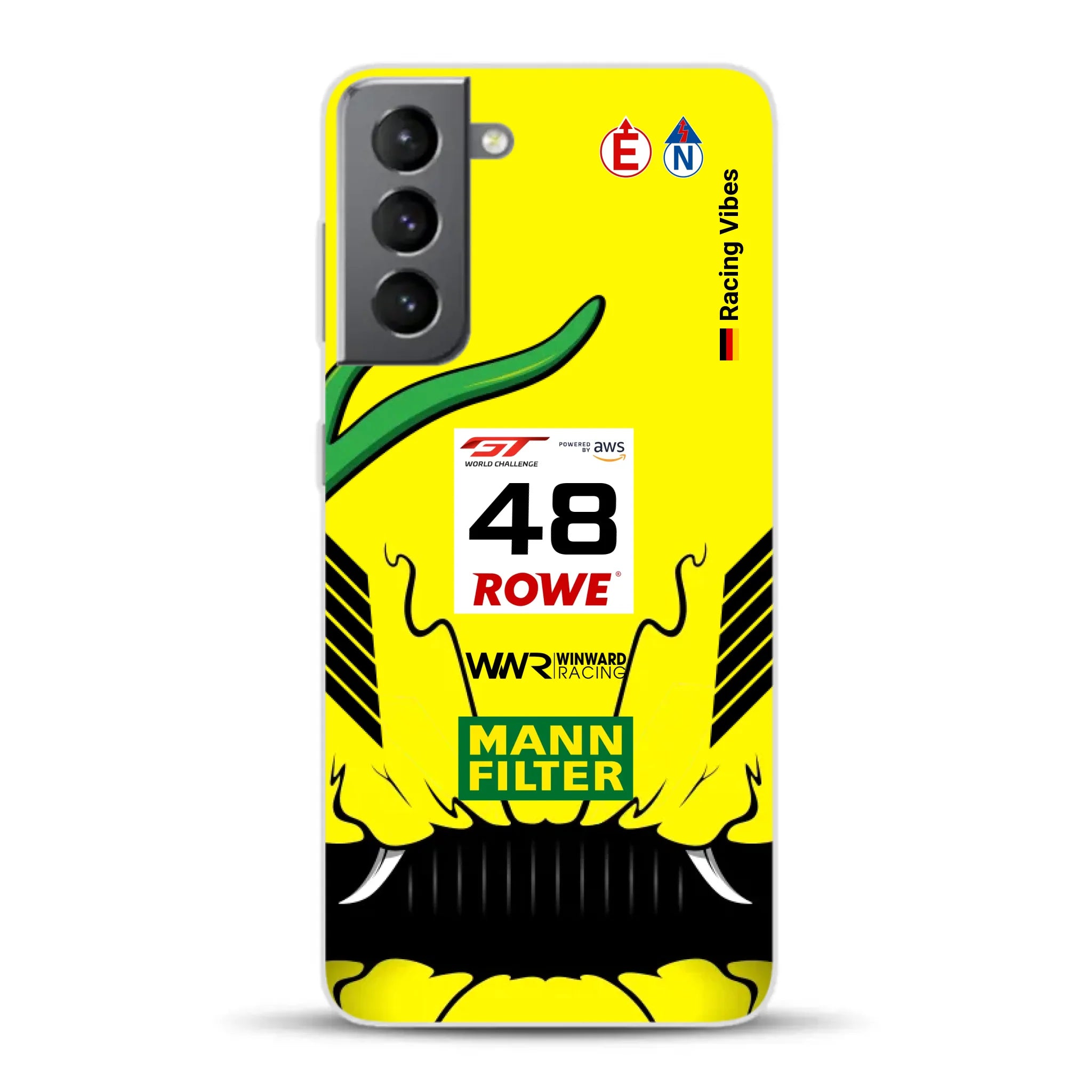 AMG GT3 R Mamba 2026 Livery - Housse de téléphone portable personnalisée pour Samsung
