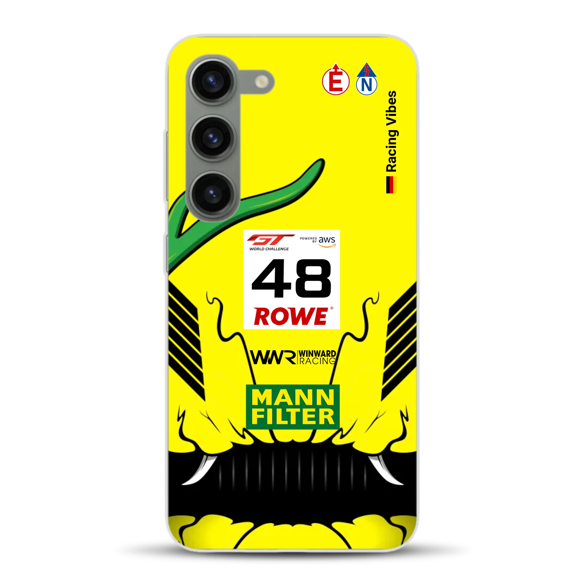 AMG GT3 R Mamba 2026 Livery - Housse de téléphone portable personnalisée pour Samsung