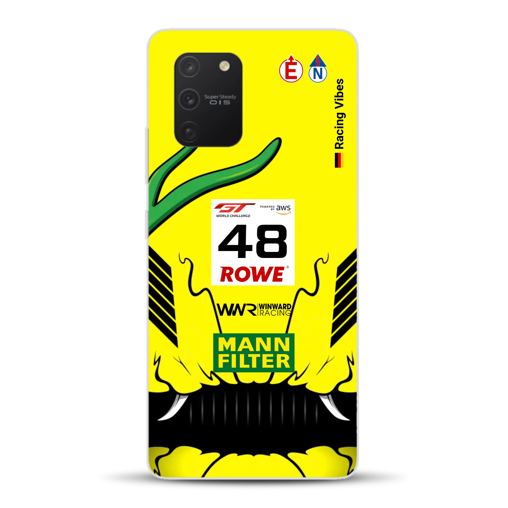 AMG GT3 R Mamba 2026 Livery - Housse de téléphone portable personnalisée pour Samsung
