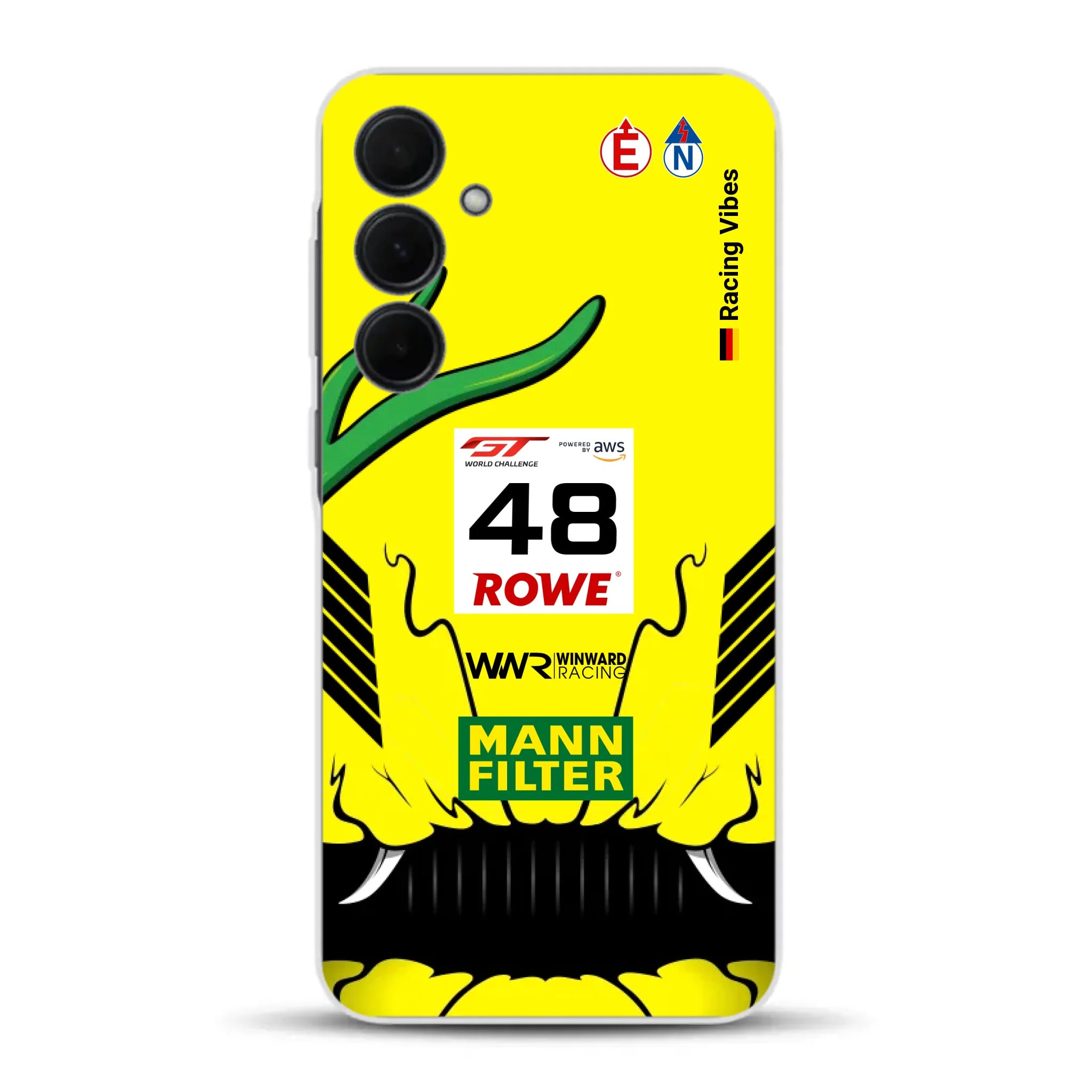 AMG GT3 R Mamba 2026 Livery - Housse de téléphone portable personnalisée pour Samsung